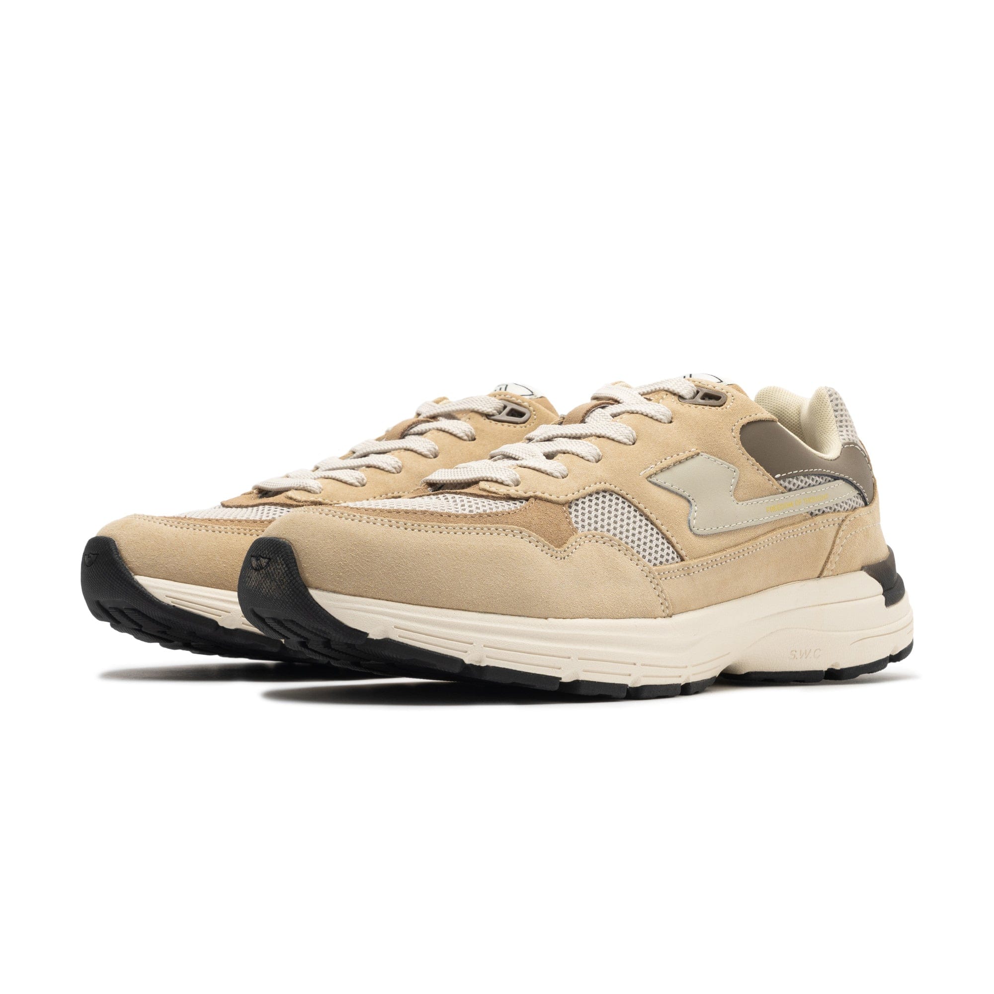 Stepney Workers Club SWC Amiel S - Strike Suede Mix Sand YP01605