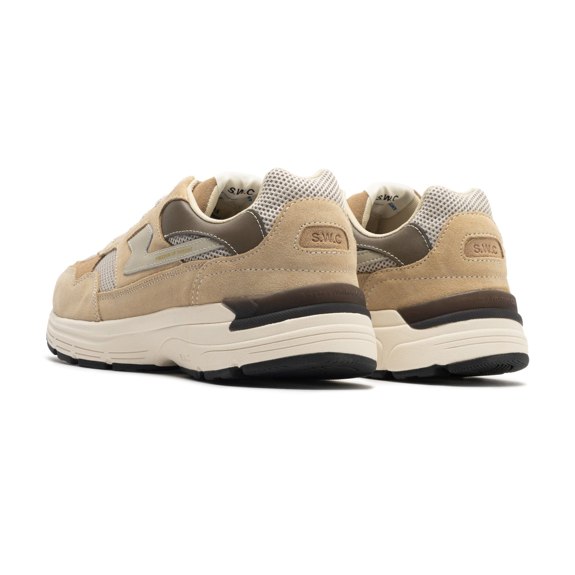 Stepney Workers Club SWC Amiel S - Strike Suede Mix Sand YP01605