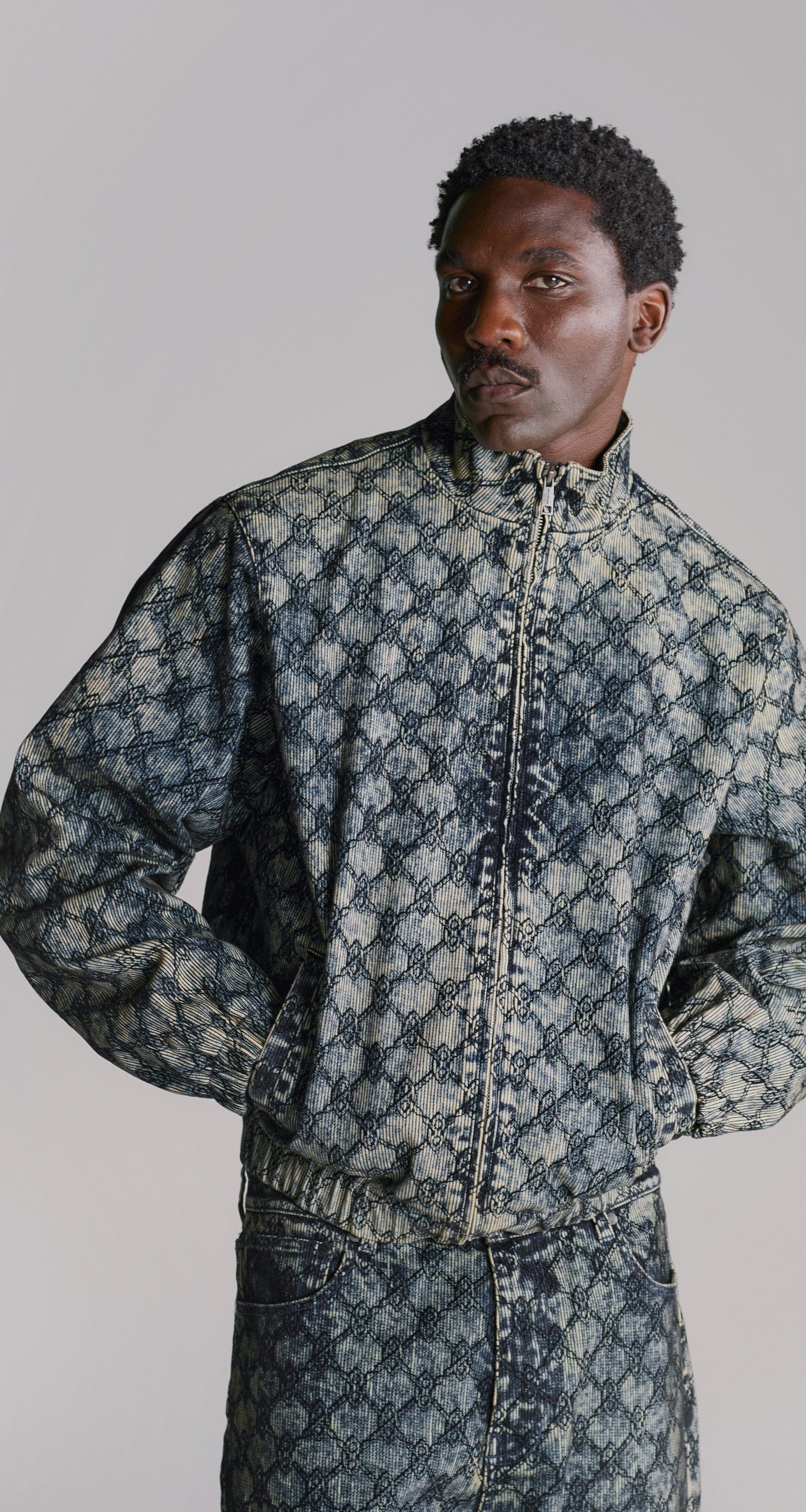 Blue Velvet Track Jacket