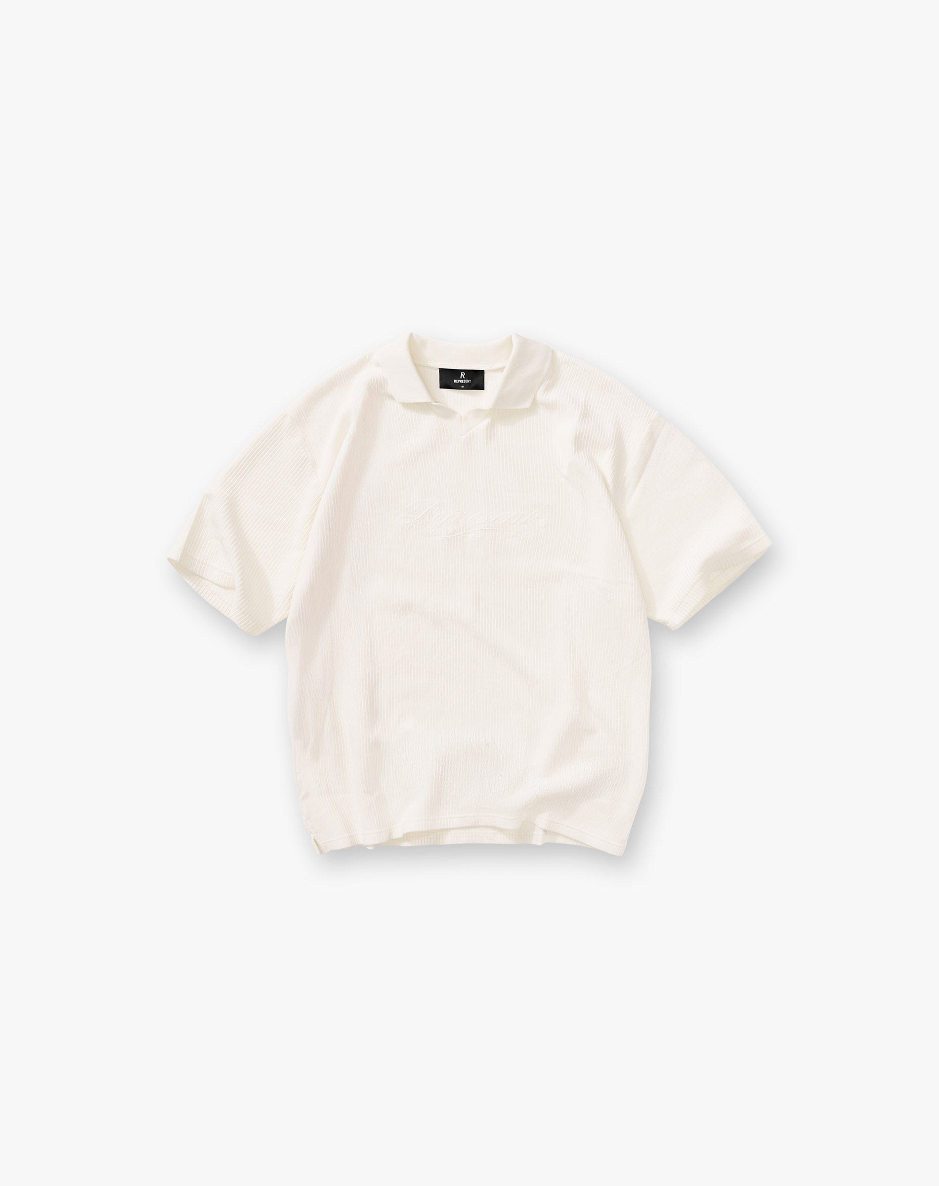 FW25 Other Ribbed Polo - Aged White