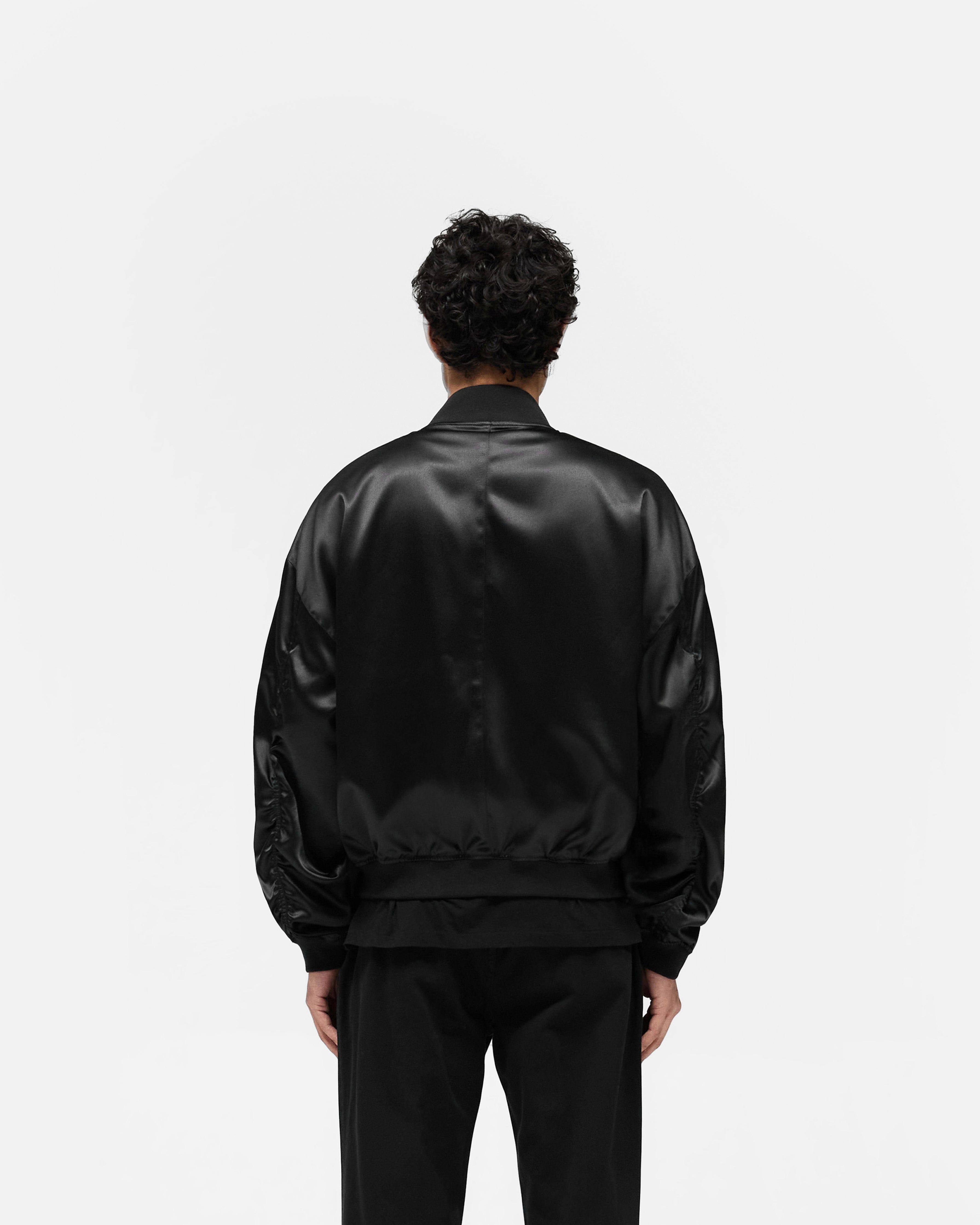 Exclusives Satin Bomber - Black