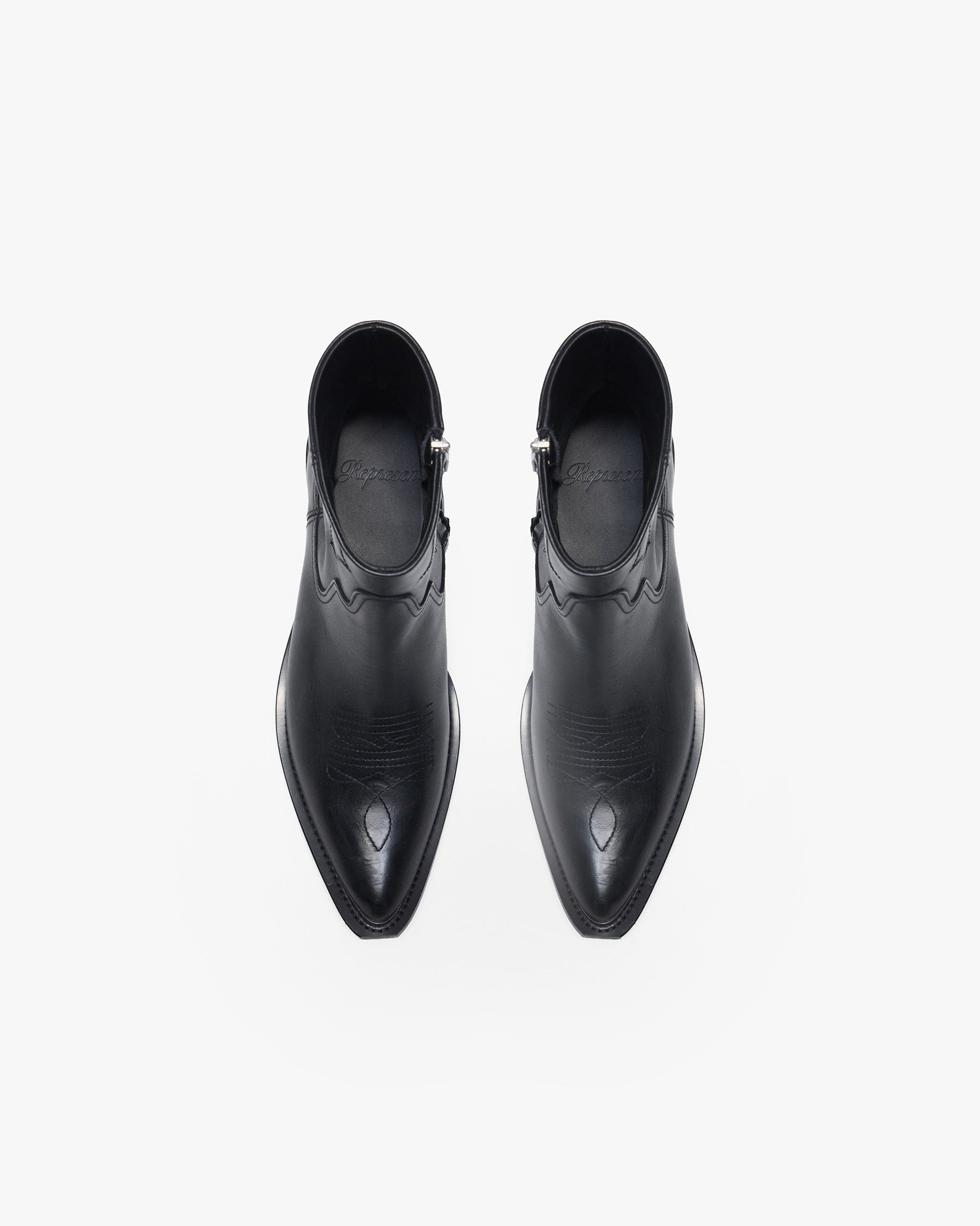 SS26 Michael Zip Boot Leather - Black