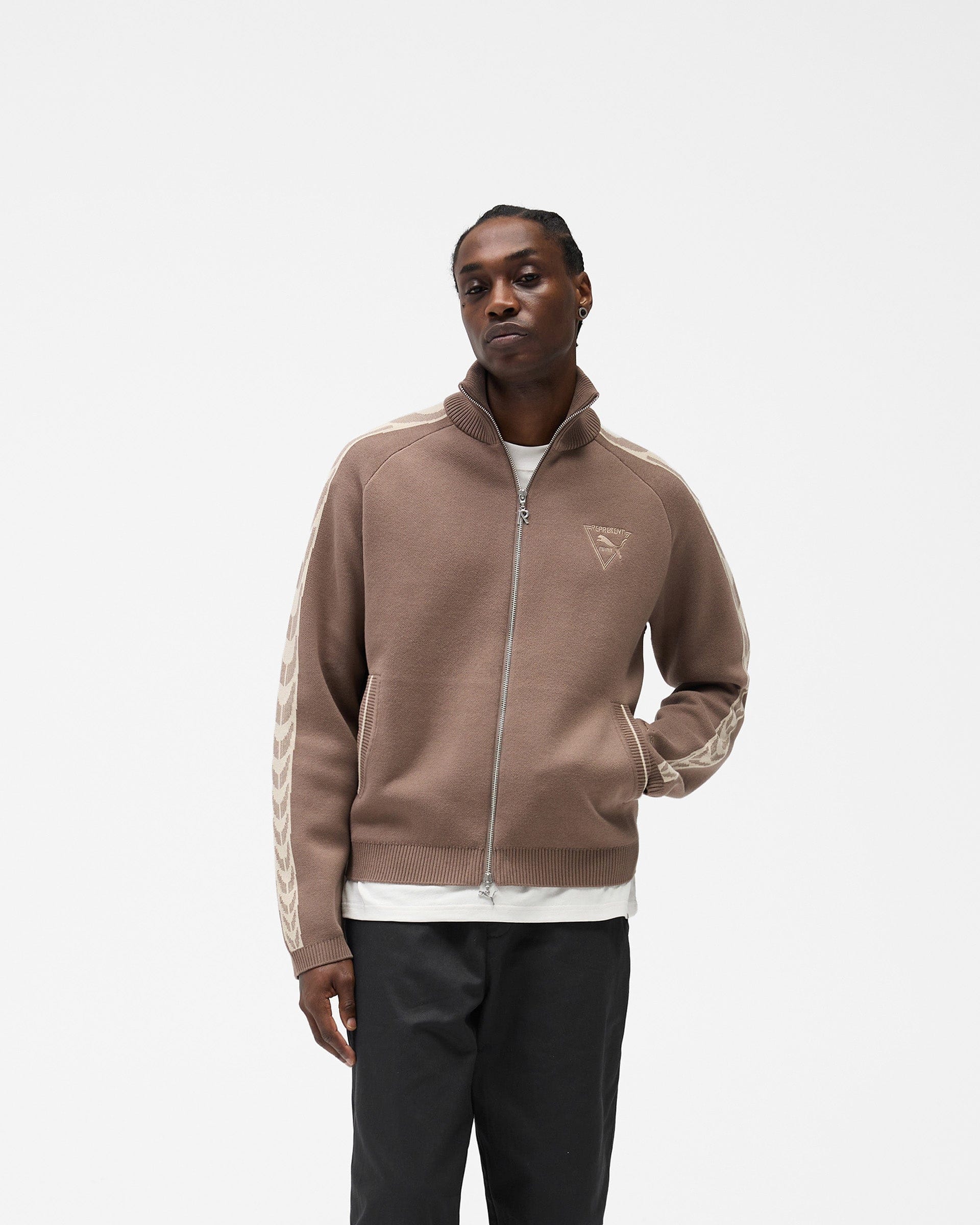 Represent x Puma T7 Knit Jacket - Pine Bark