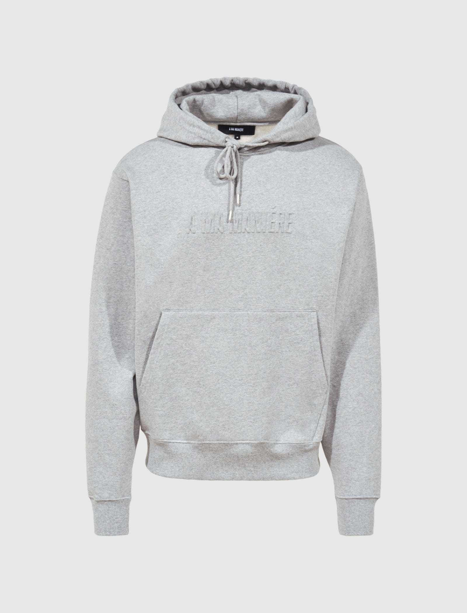 A MA Maniére CONTRAST STITCH HOODIE