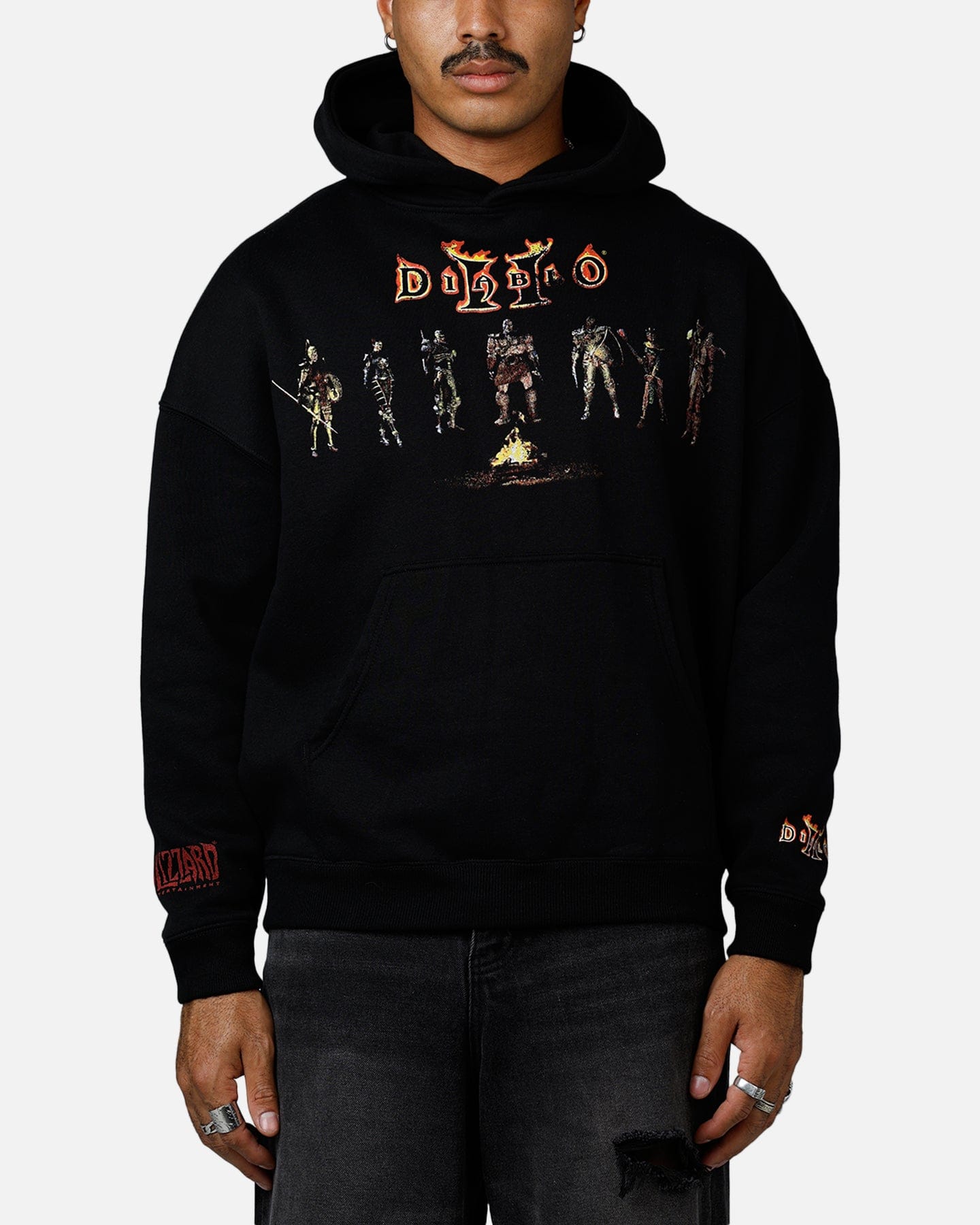 73studio x Diablo II Halloween Premium Hoodie Black