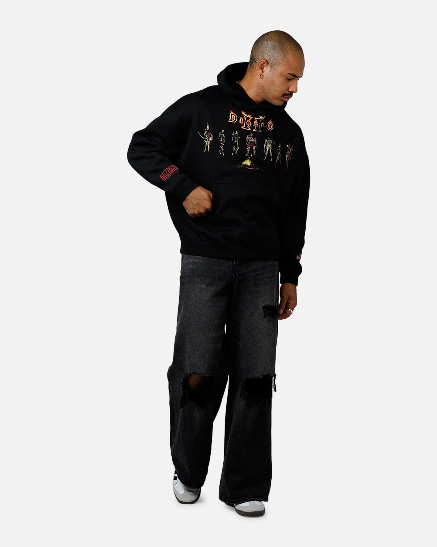 73studio x Diablo II Halloween Premium Hoodie Black