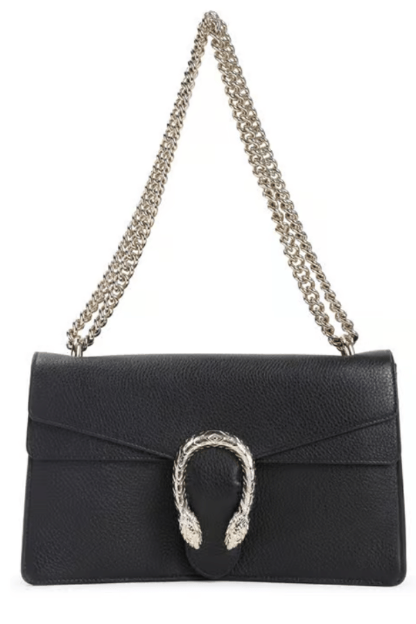 Brand New Gucci Black Dionysus Medium Shoulder Bag