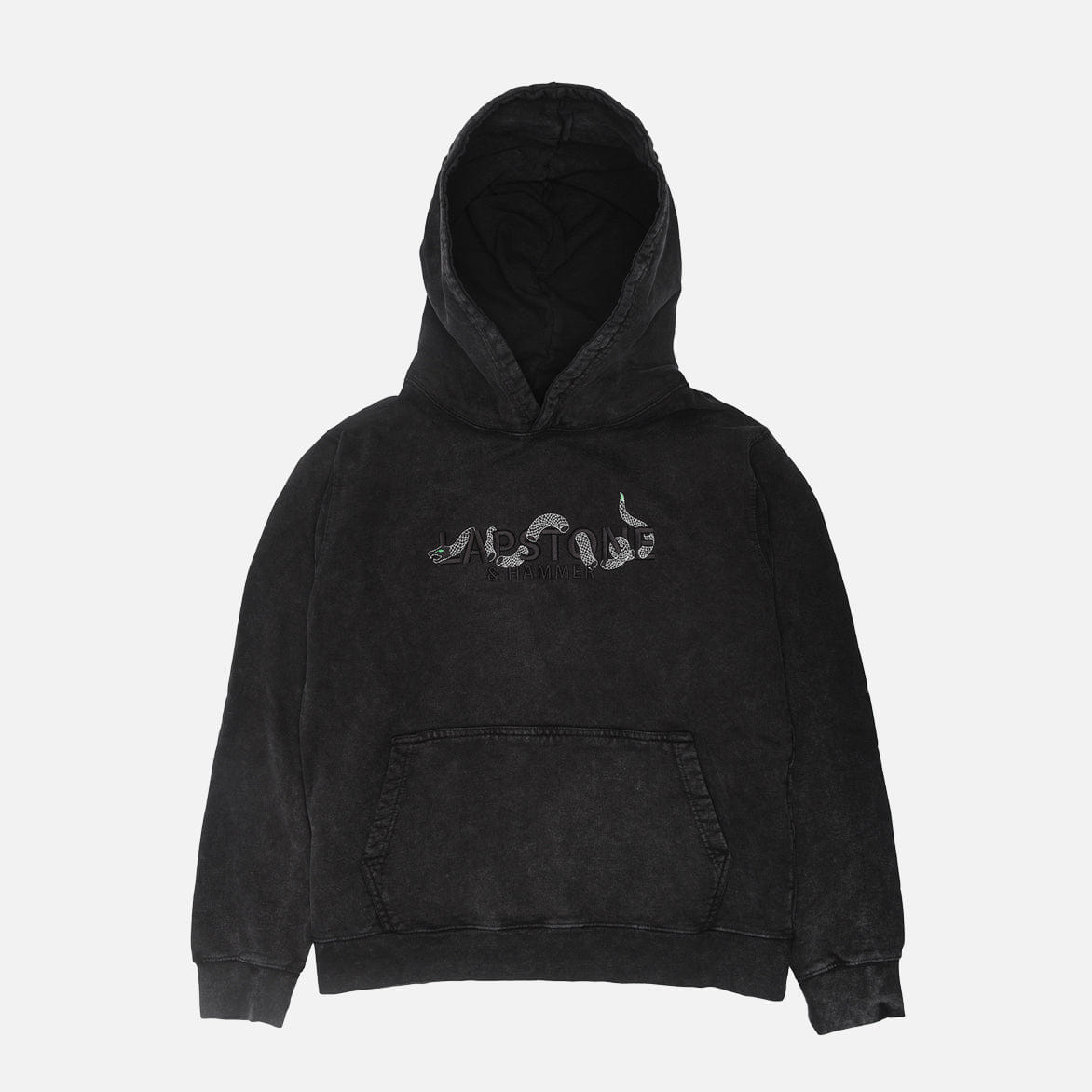 Lapstone & Hammer YEAR OF THE SNAKE HOODIE - VINTAGE BLACK