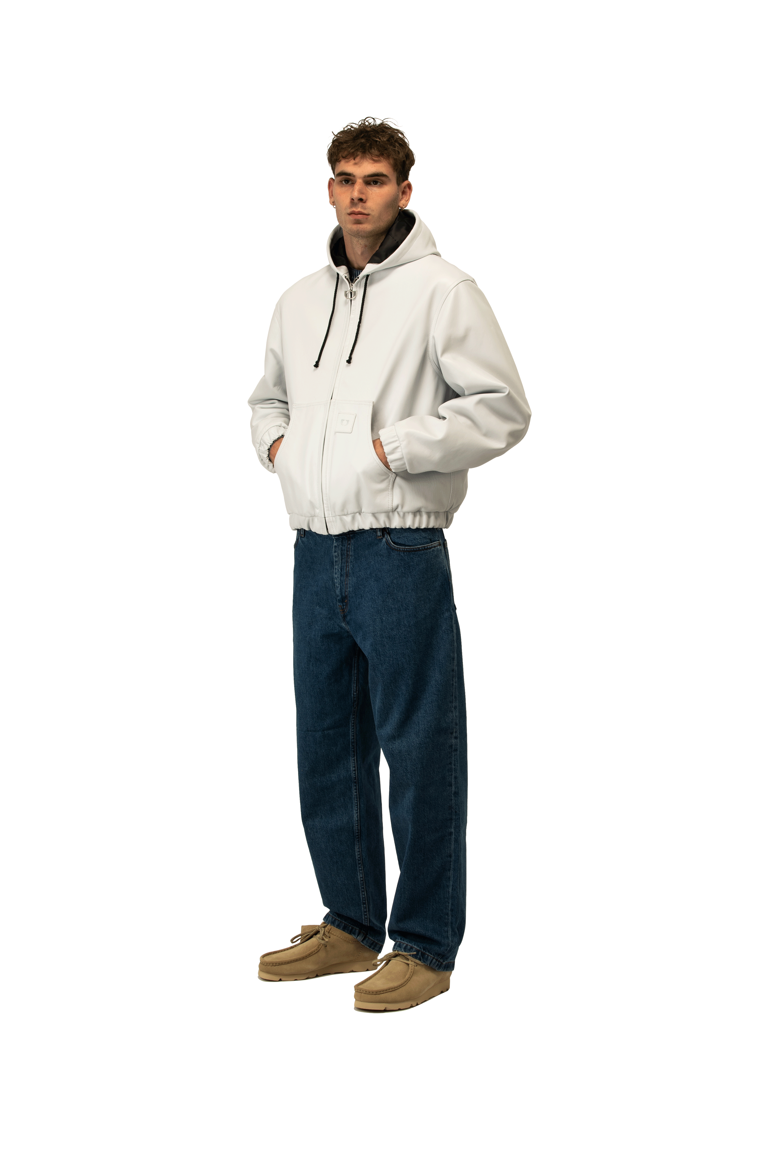 One Block Down Leather Active Jacket