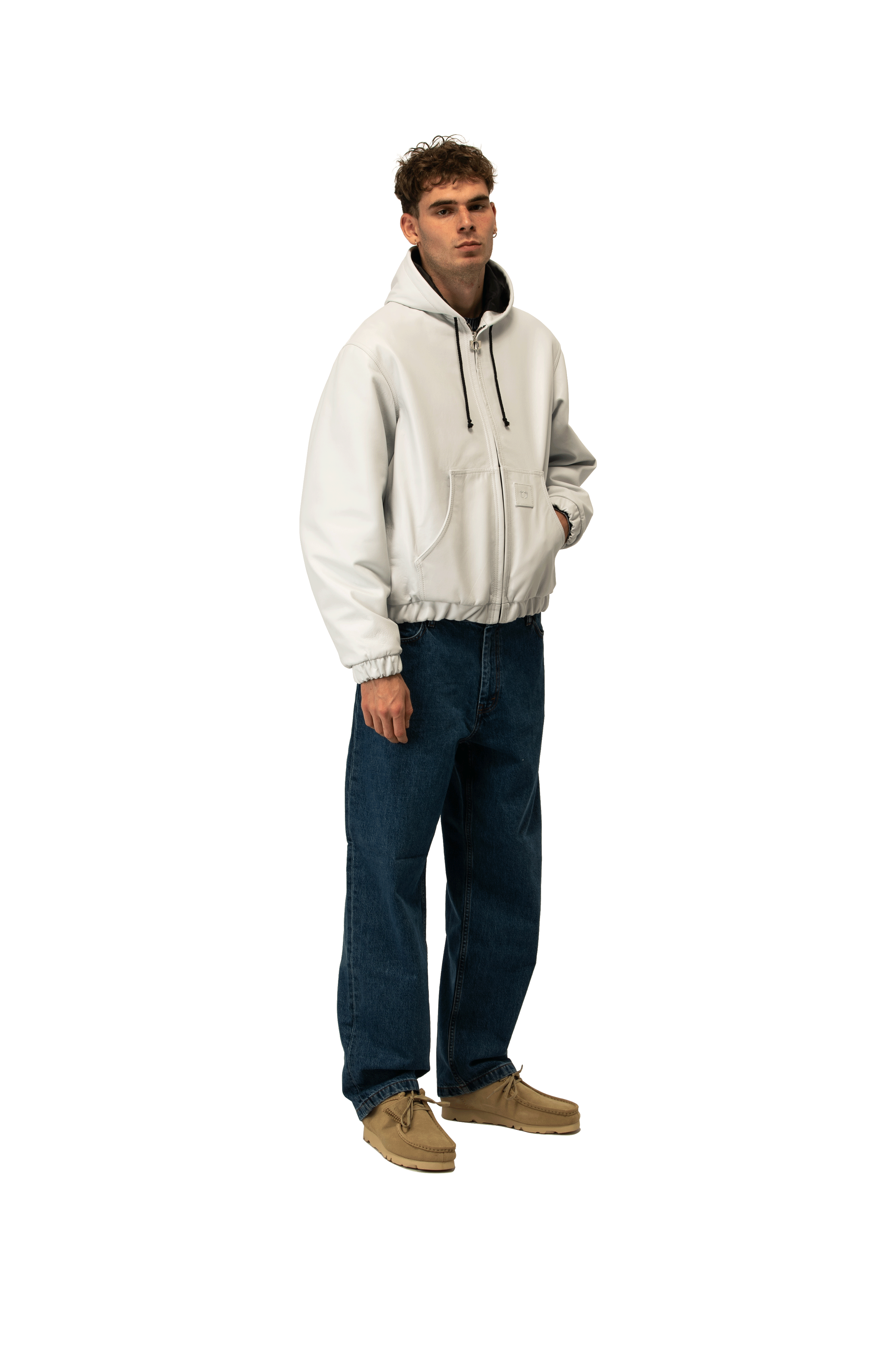 One Block Down Leather Active Jacket