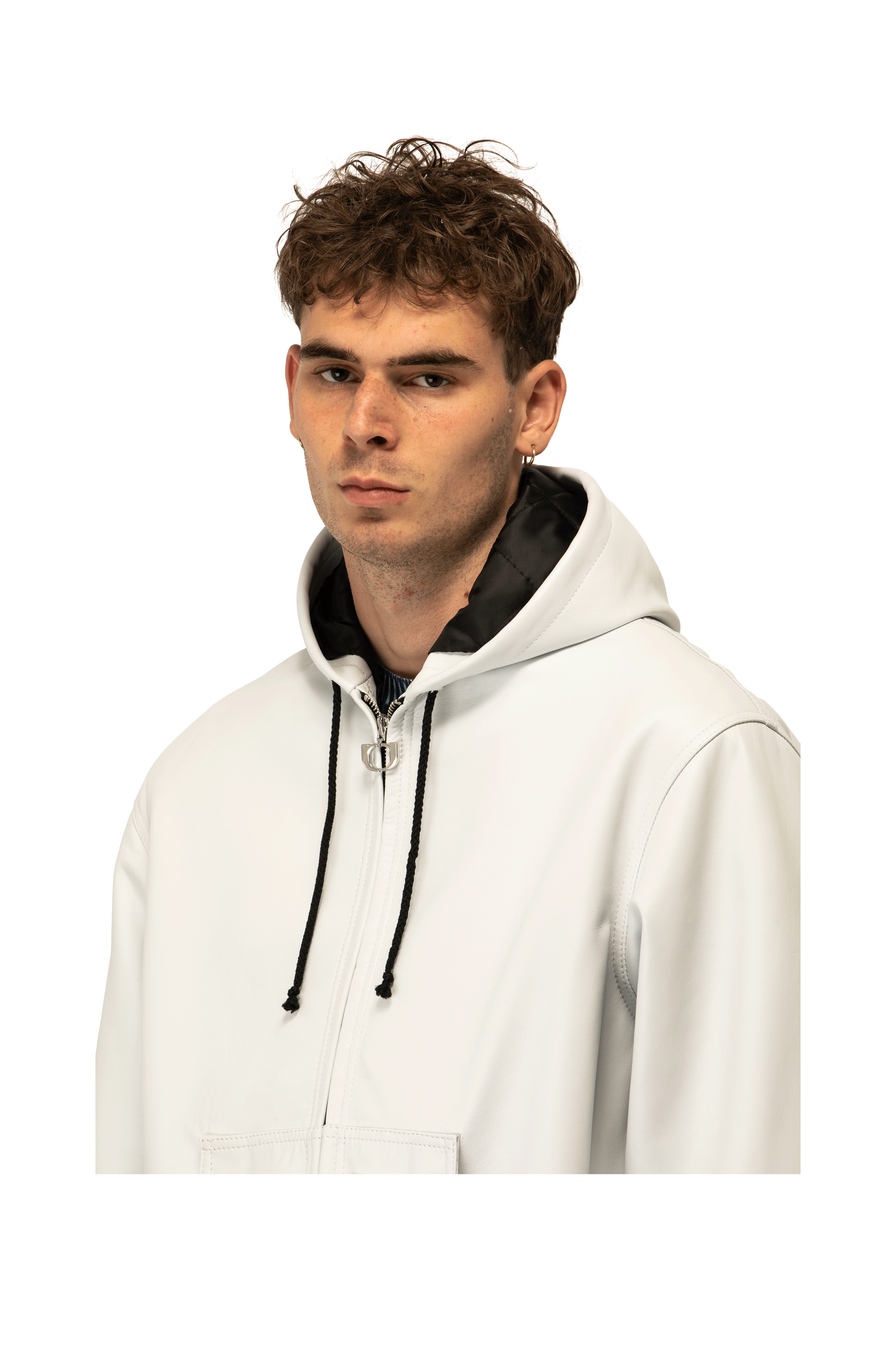 One Block Down Leather Active Jacket