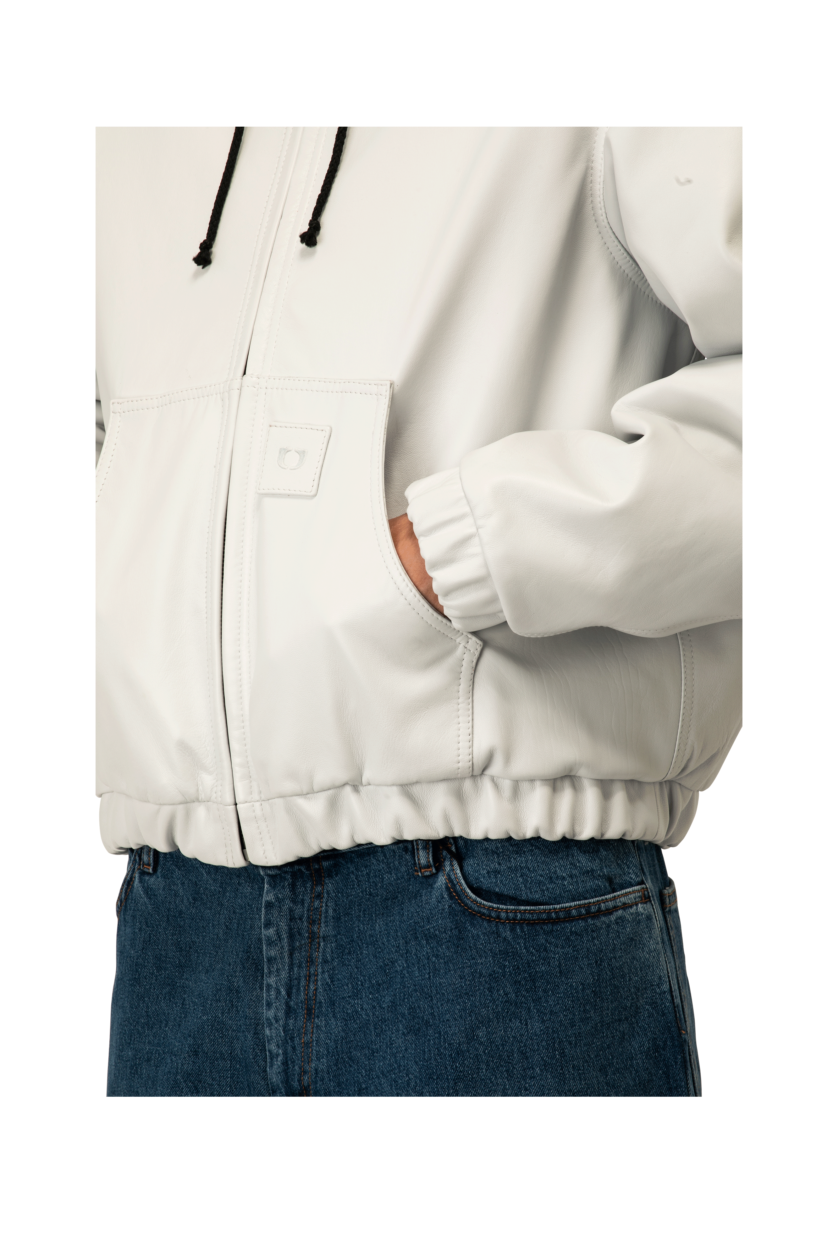 One Block Down Leather Active Jacket