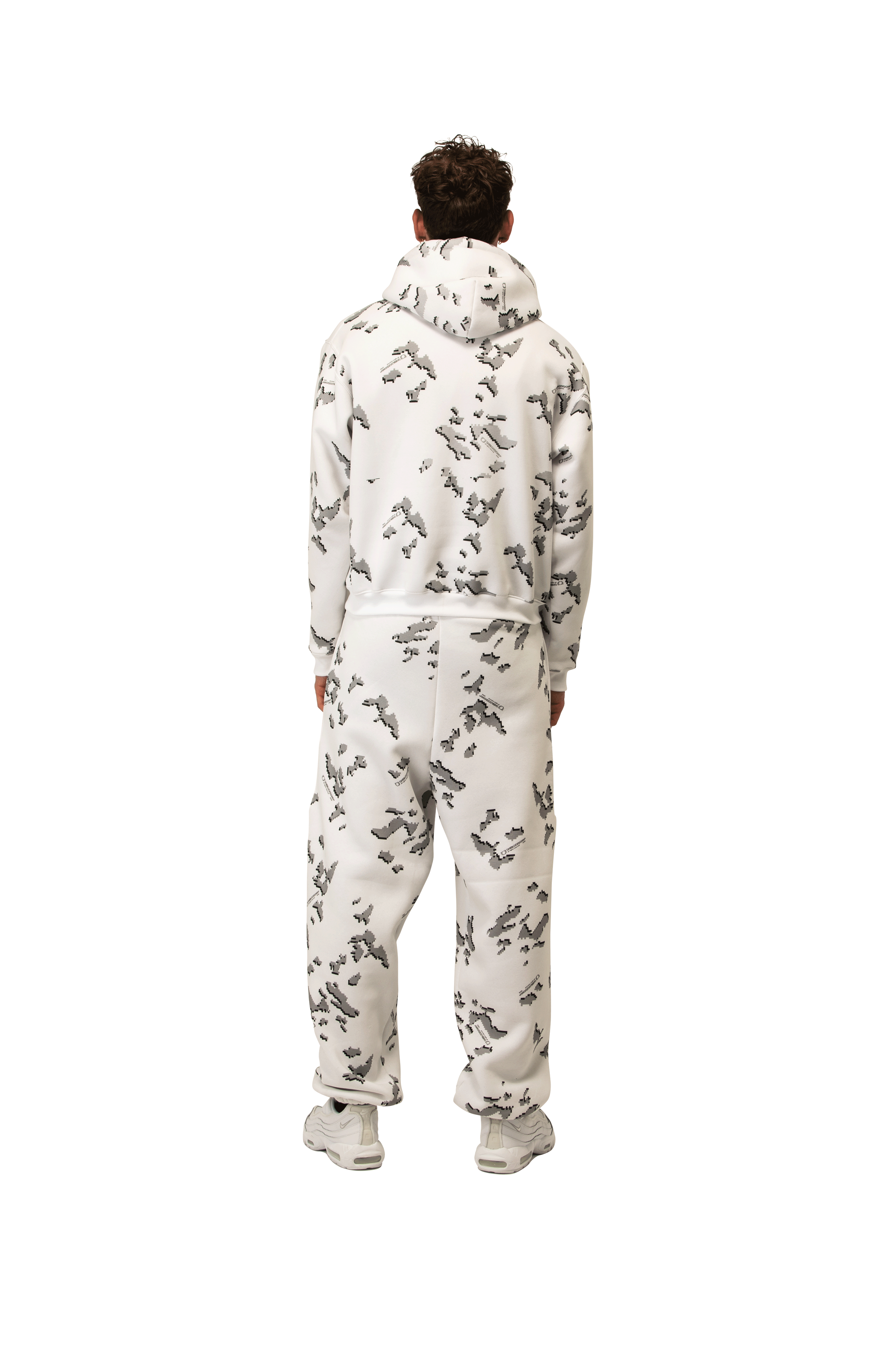 One Block Down Artic Digi Camo Zipped Hoodie