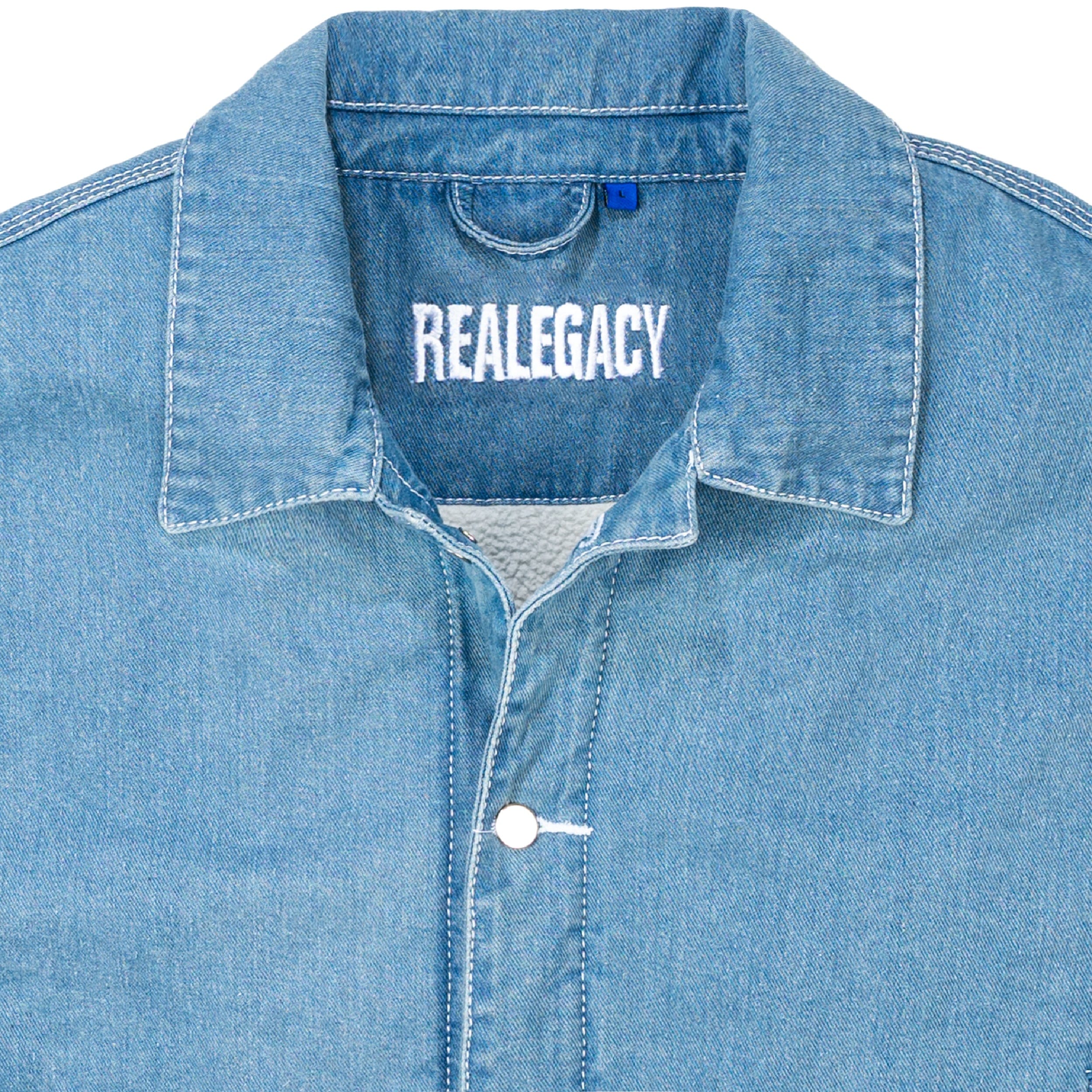 Realegacy Curvature Denim Jacket - Blue