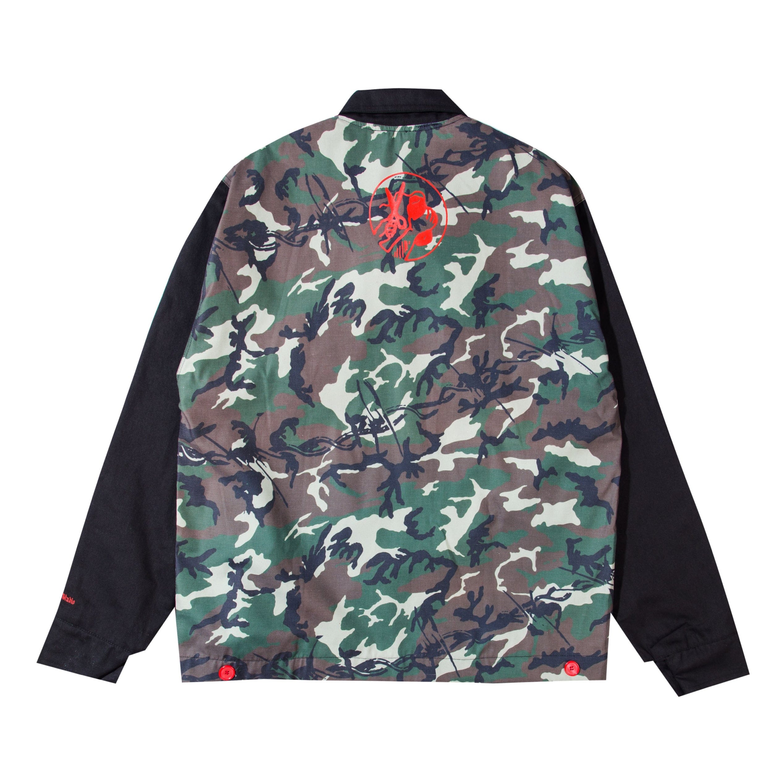 Buru Studio Camo Barb Wire Work Jacket - Multi