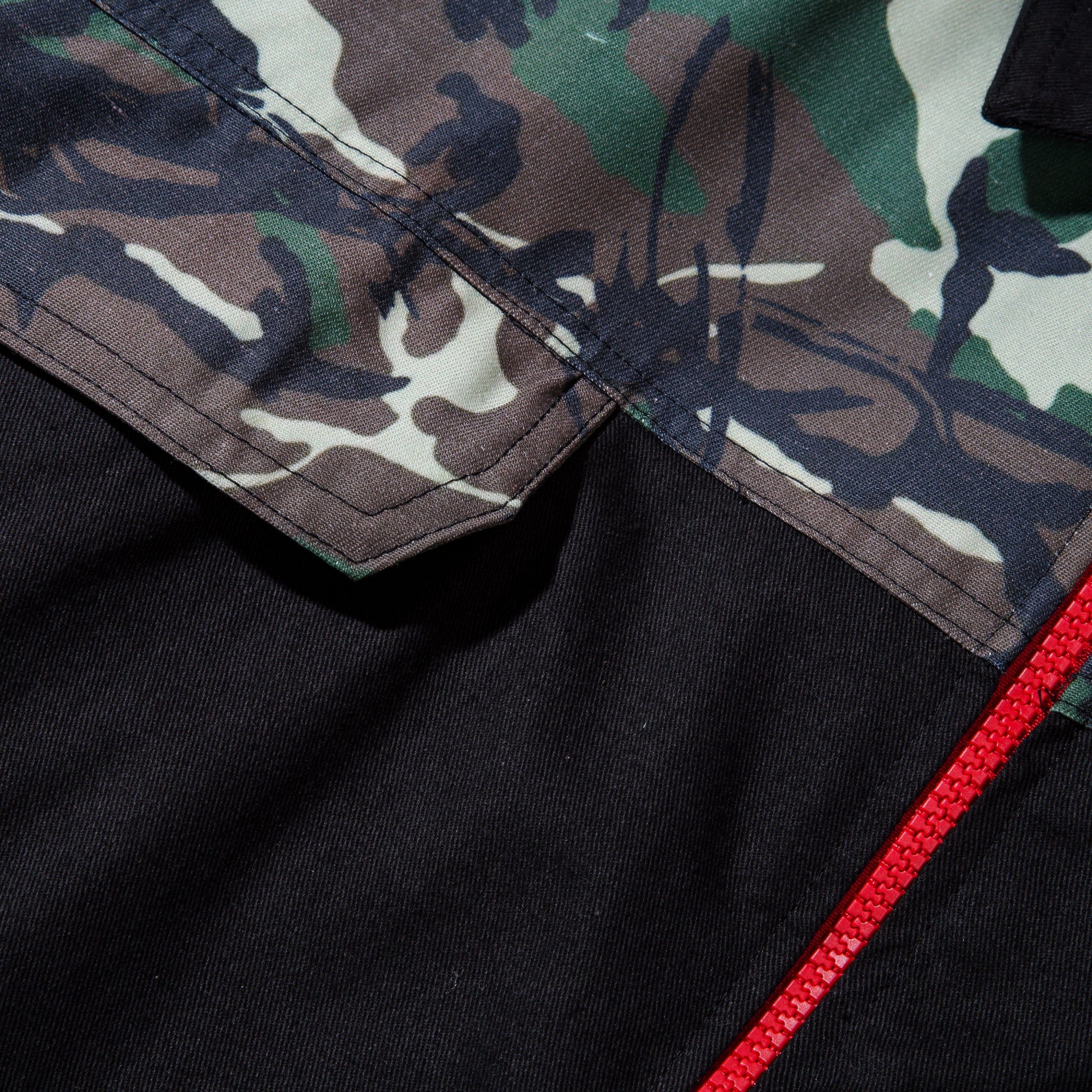 Buru Studio Camo Barb Wire Work Jacket - Multi