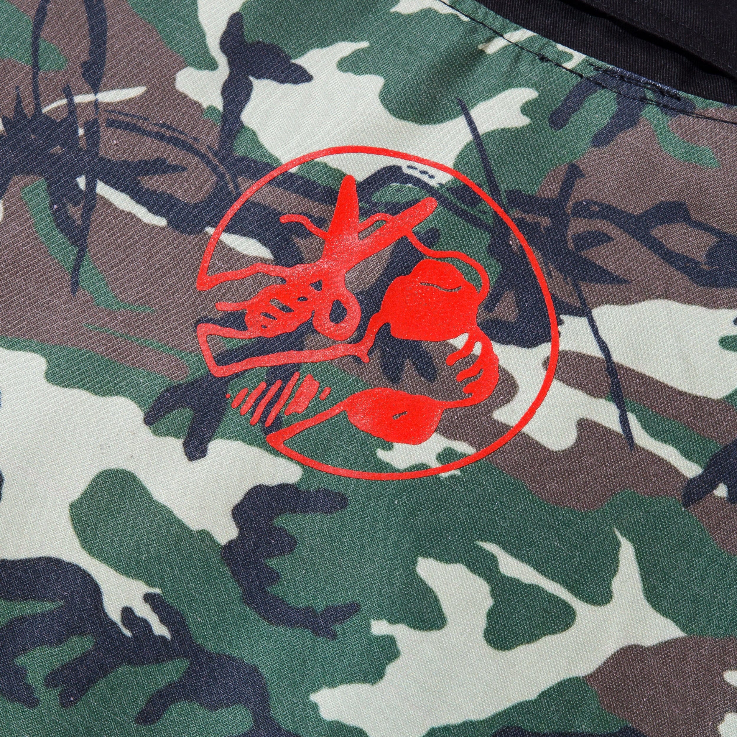 Buru Studio Camo Barb Wire Work Jacket - Multi