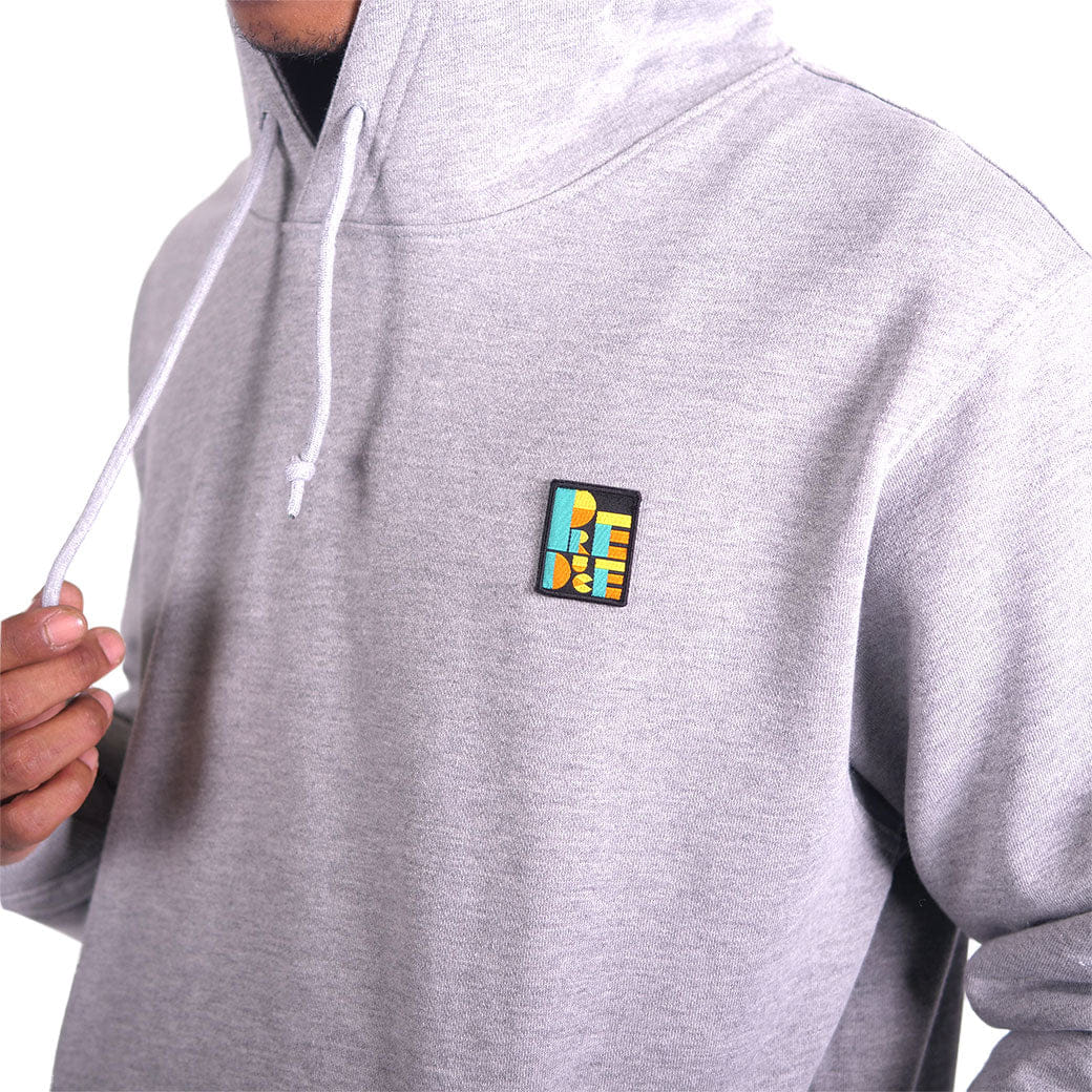 Heather Preduce Outlines Hoodie Heather Grey