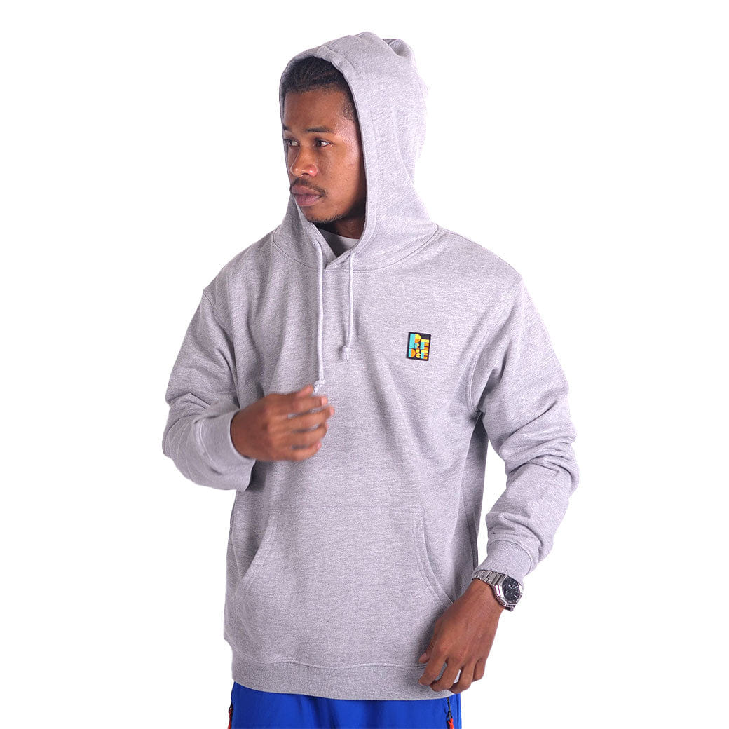 Heather Preduce Outlines Hoodie Heather Grey