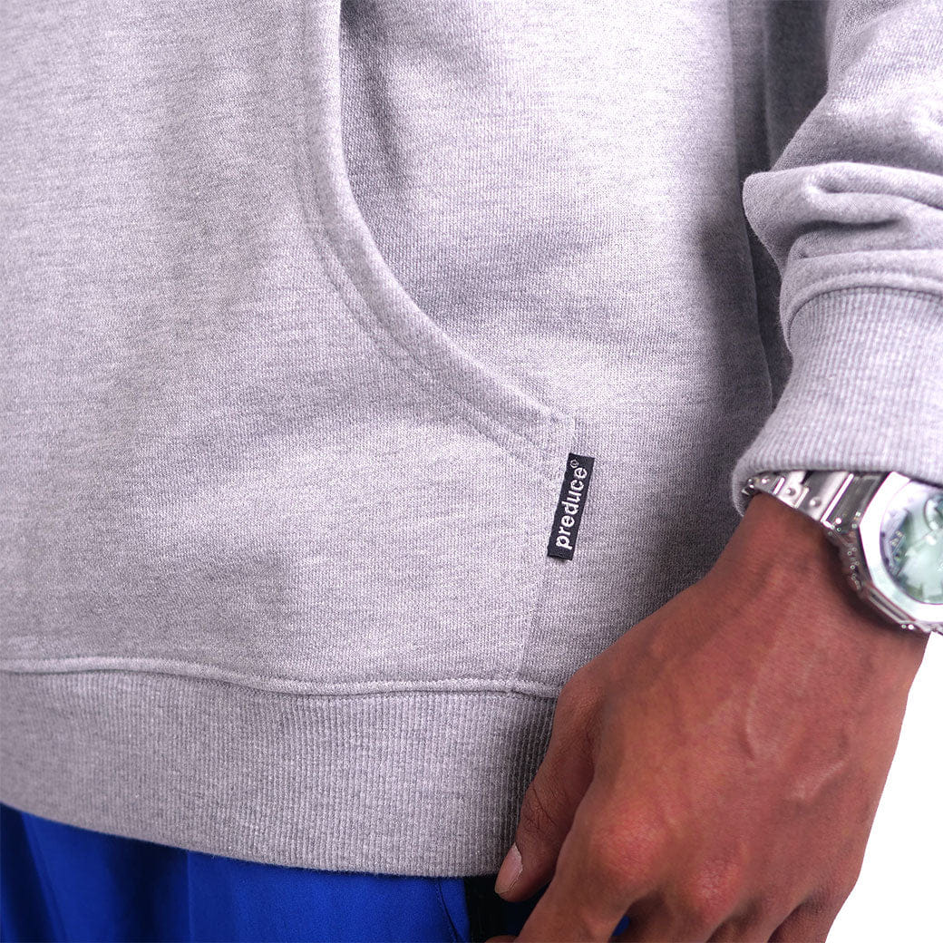 Heather Preduce Outlines Hoodie Heather Grey