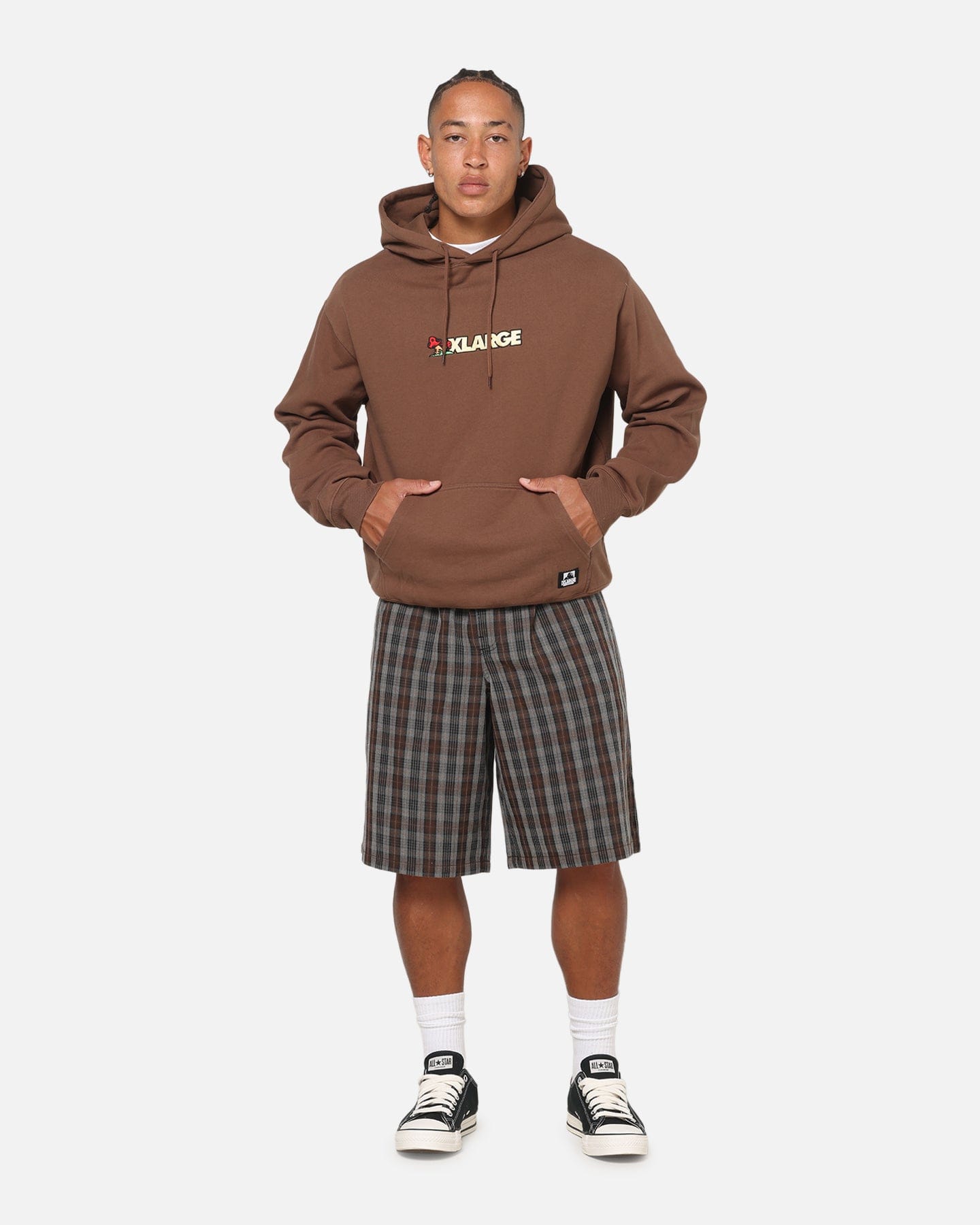 X - Large Mushroom Hoodie Cocoa