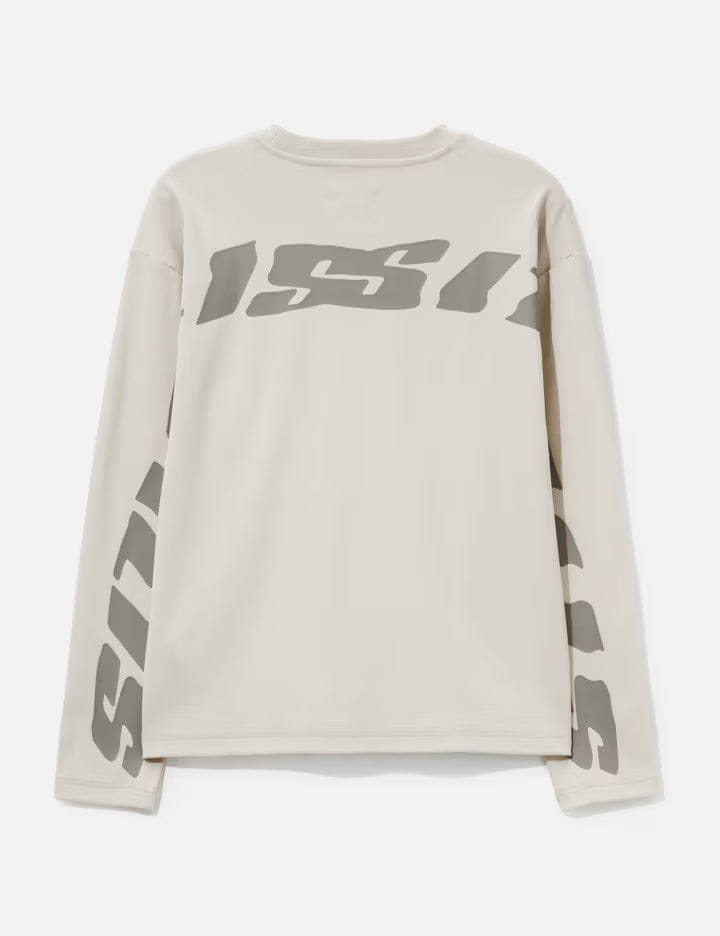 ALIS Joshua Long Sleeve In Rib With Back Print