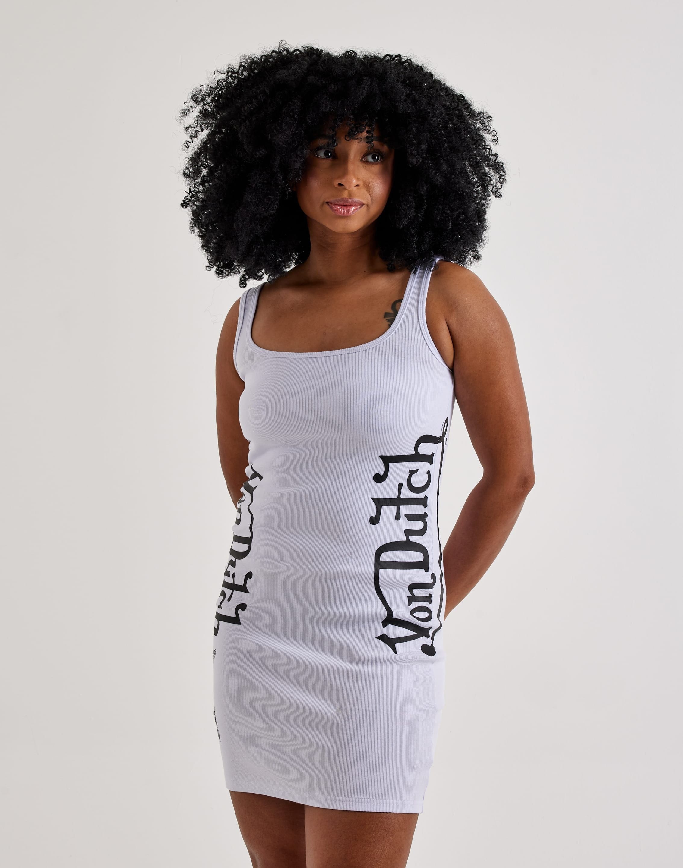 Von Dutch Ribbed Tank Dress