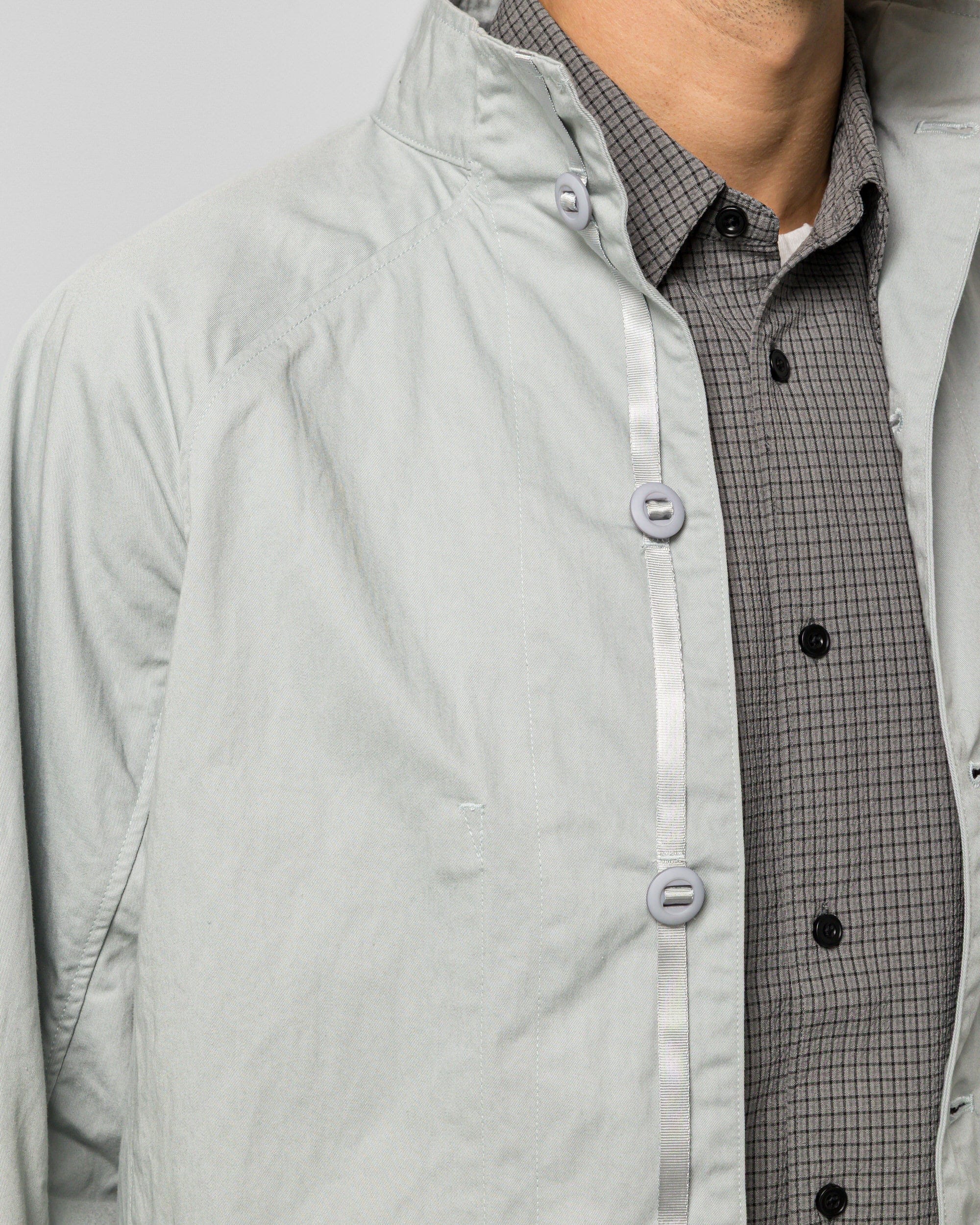 Observe Mock Neck Jacket - Ice Blue