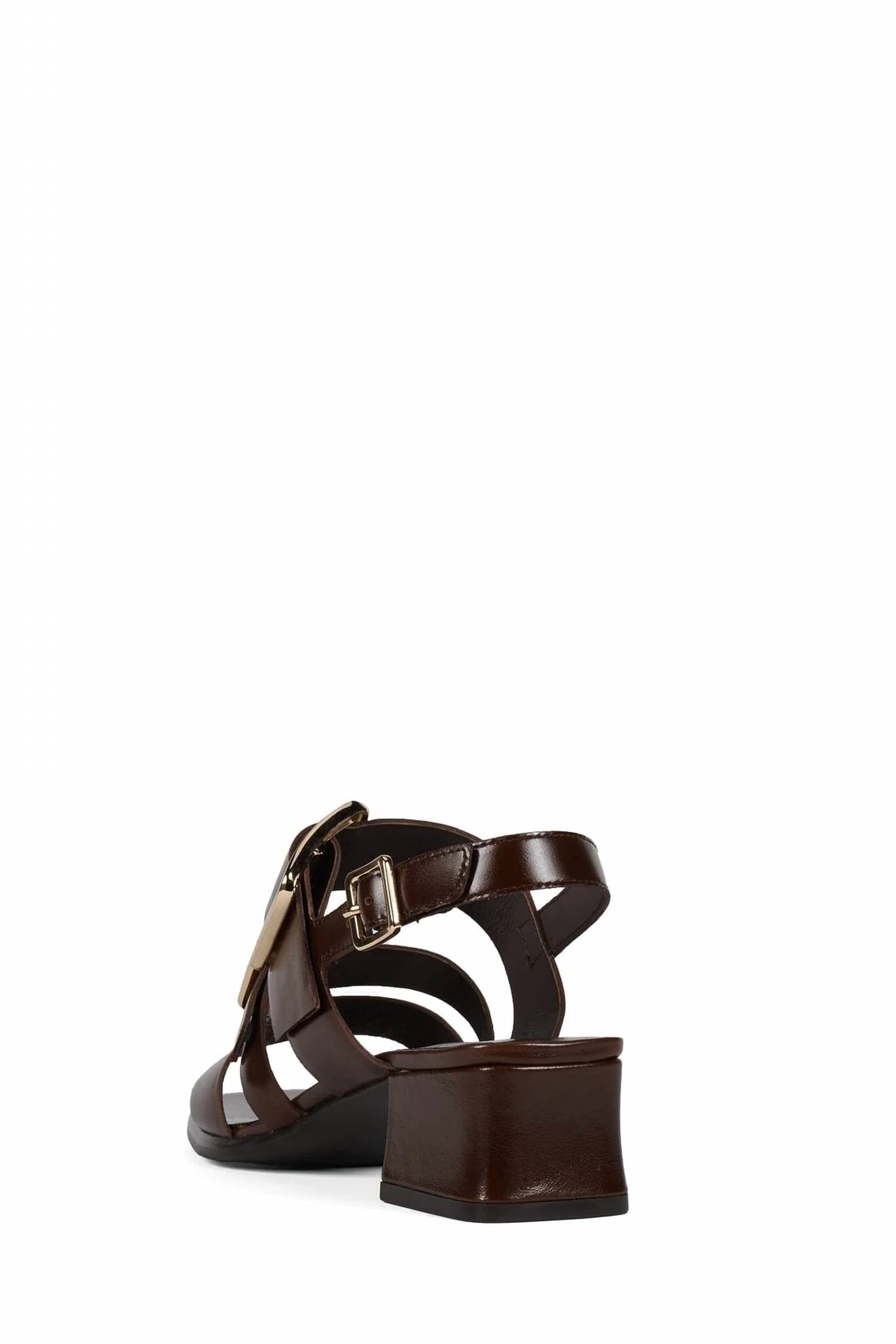 Righteous Women's Righteous Slingback Strappy Sandals In Brown