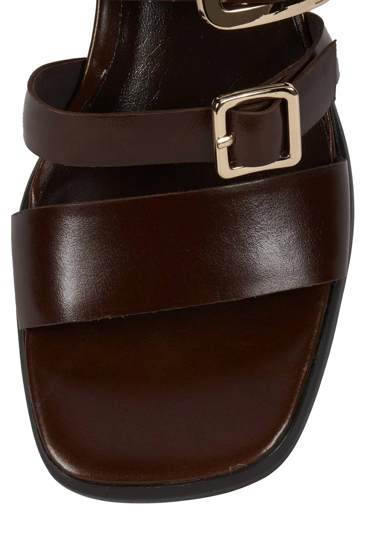 Righteous Women's Righteous Slingback Strappy Sandals In Brown