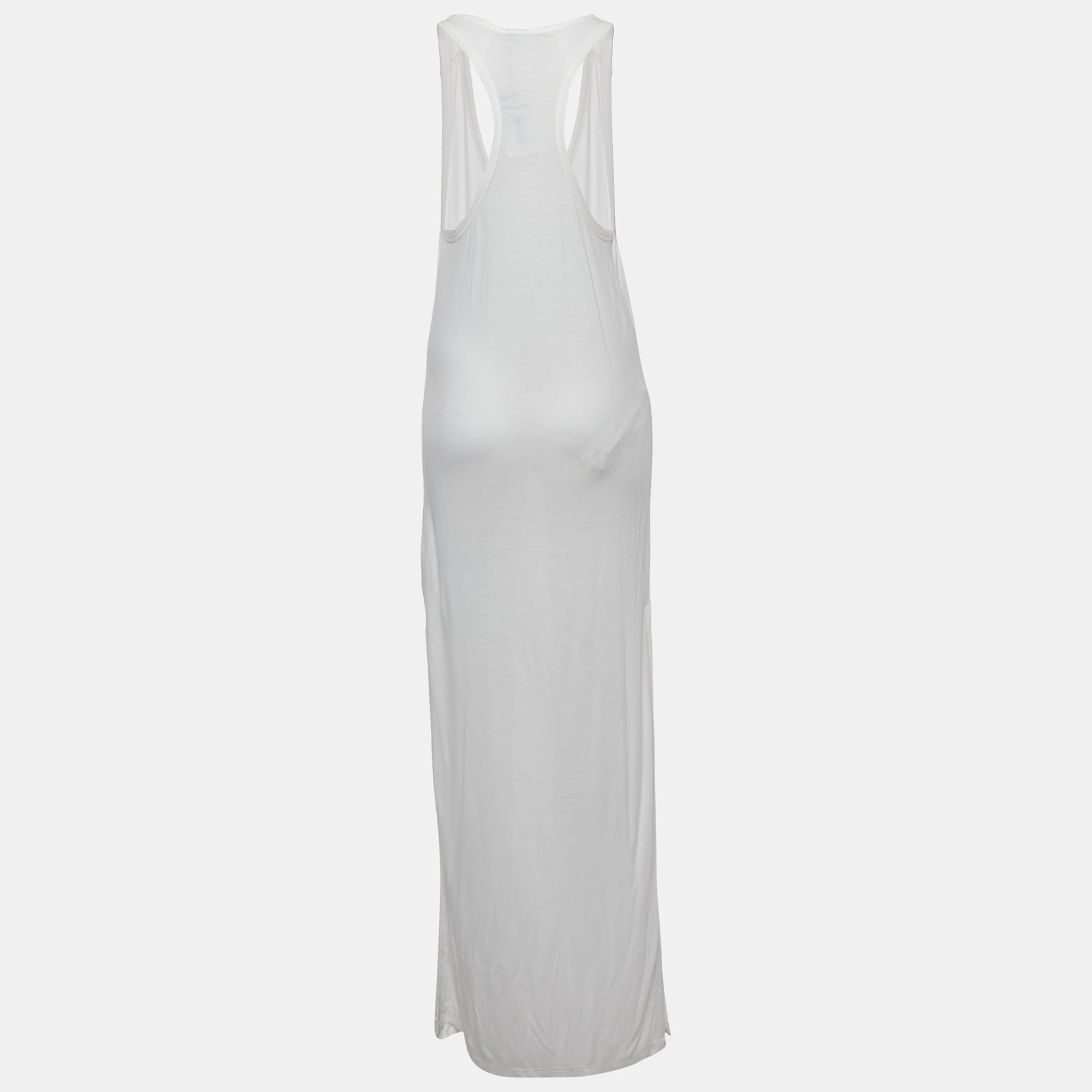 White Jersey Tank Dress