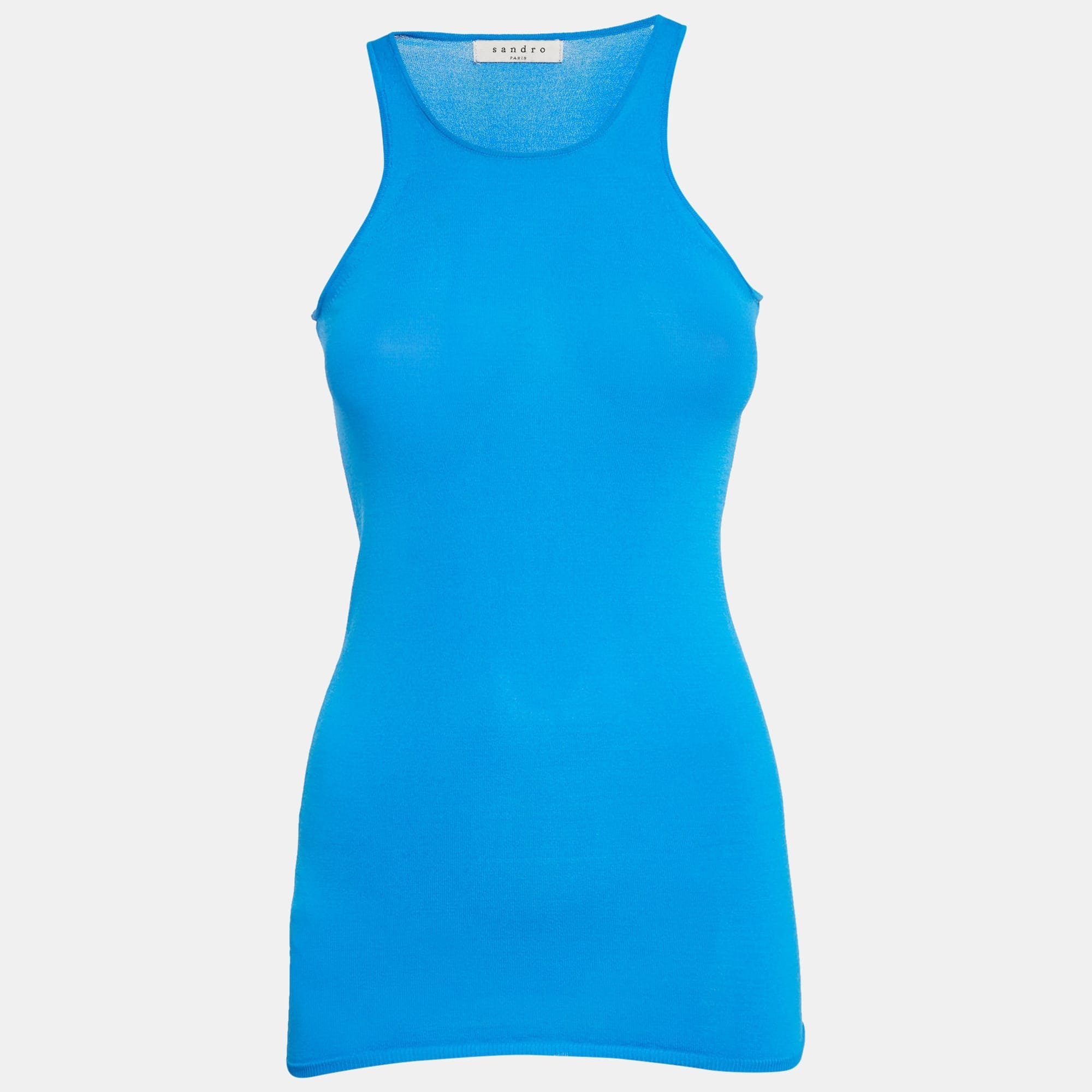 Blue Jersey Tank Top
