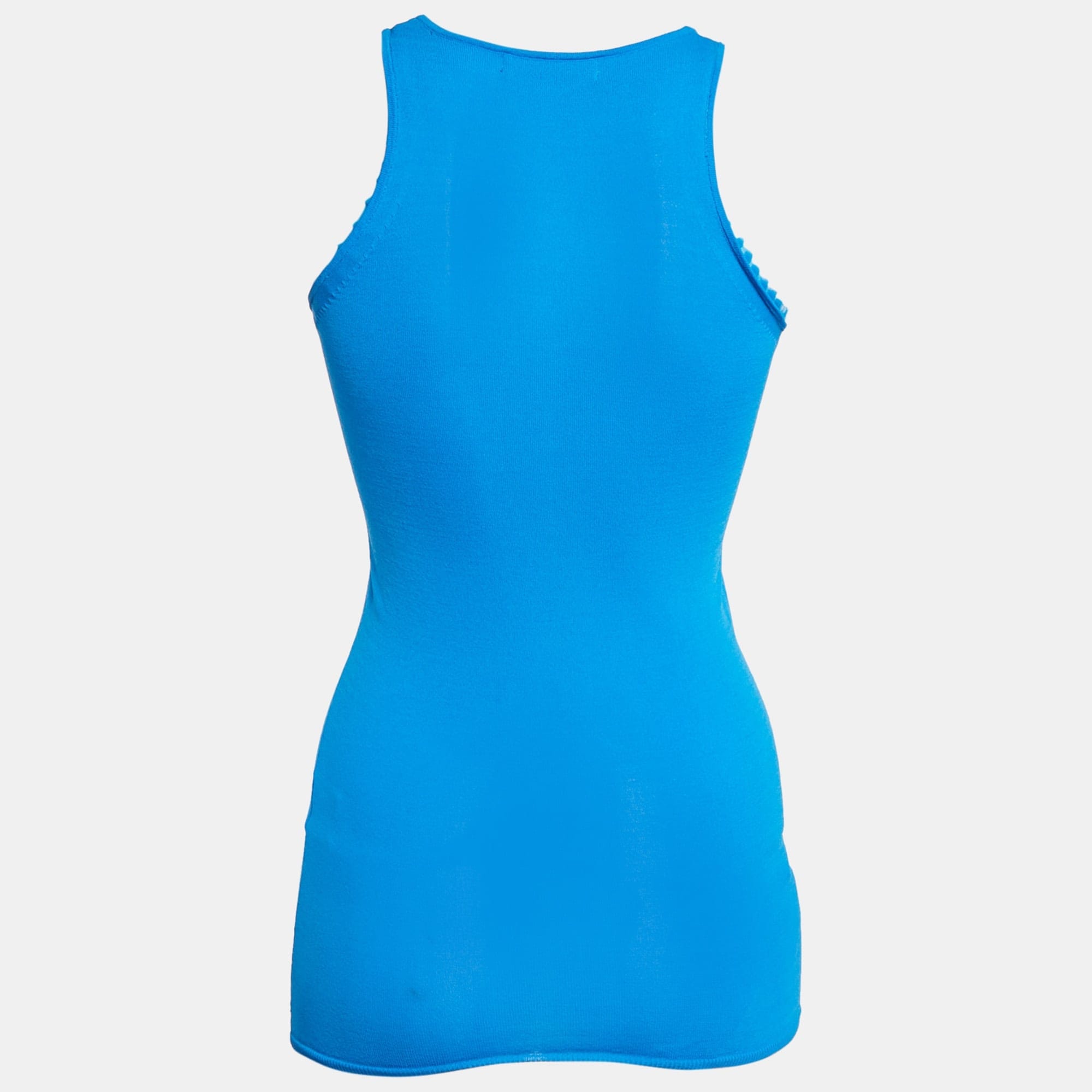 Blue Jersey Tank Top