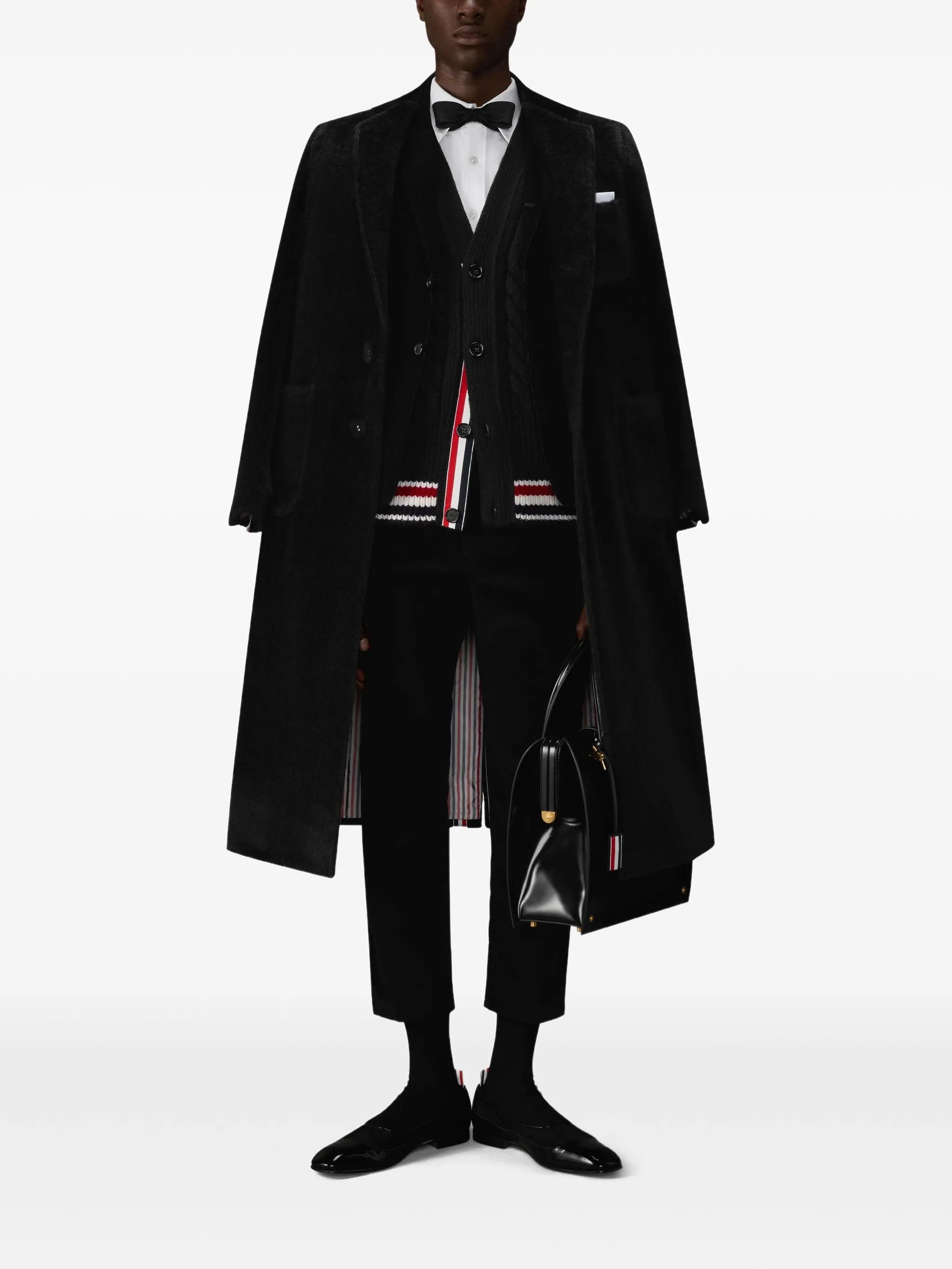 Thom Browne corduroy tapered chino trousers