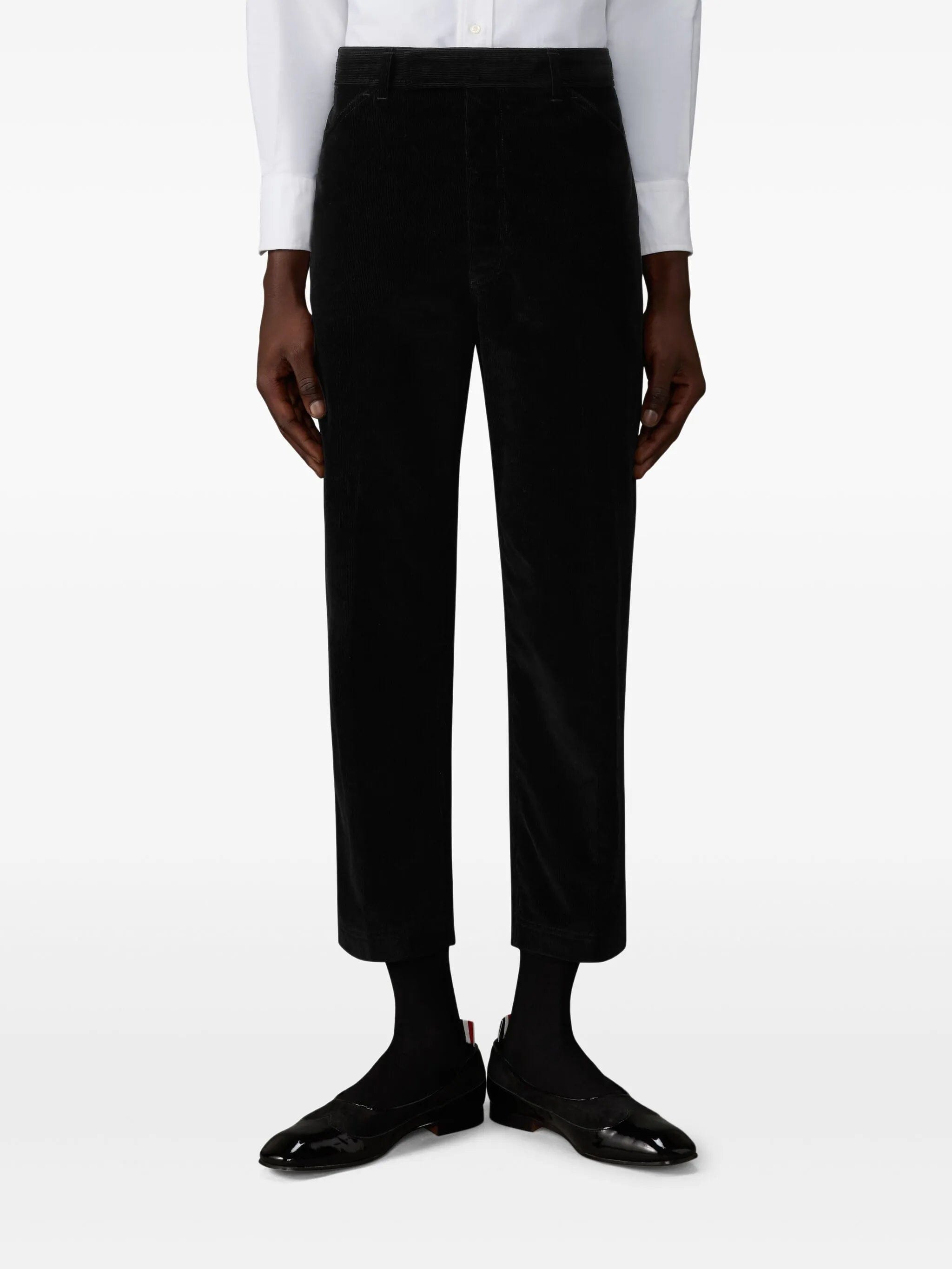 Thom Browne corduroy tapered chino trousers