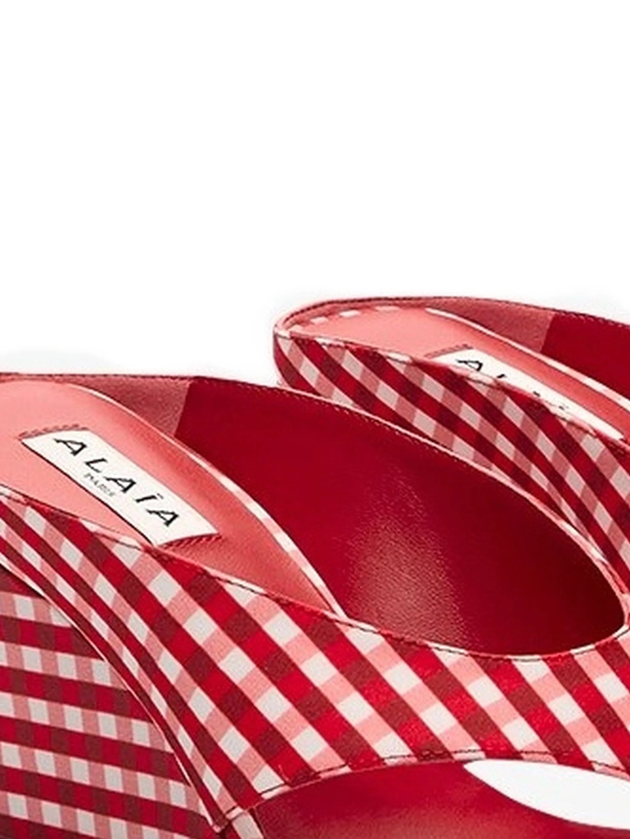 Alaïa thong wedge sandals