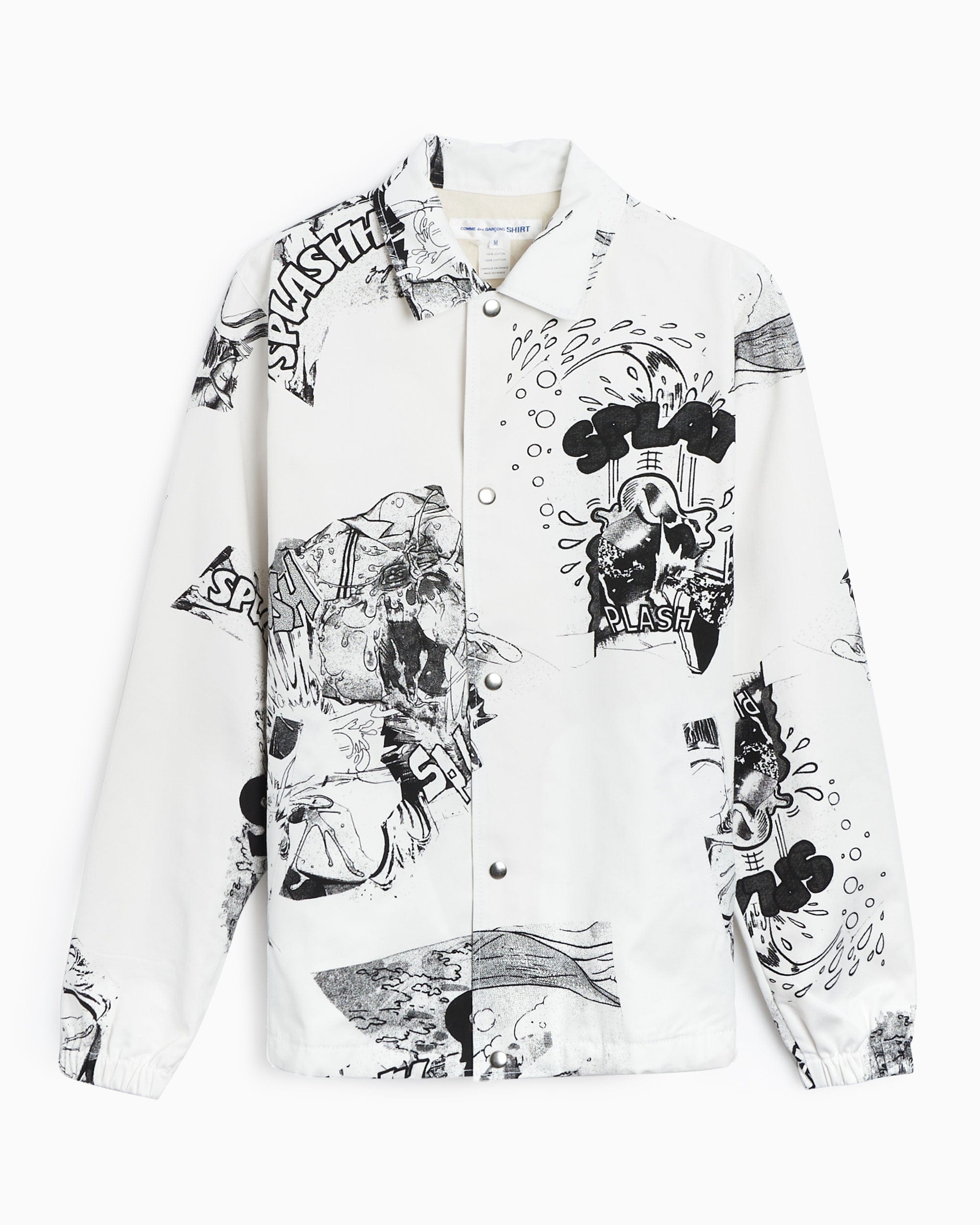 Comme des Garçons Shirt Sobrecamisa Comme Des Garçons Shirt x Christian Marclay Men's Woven Jacket para hombre
