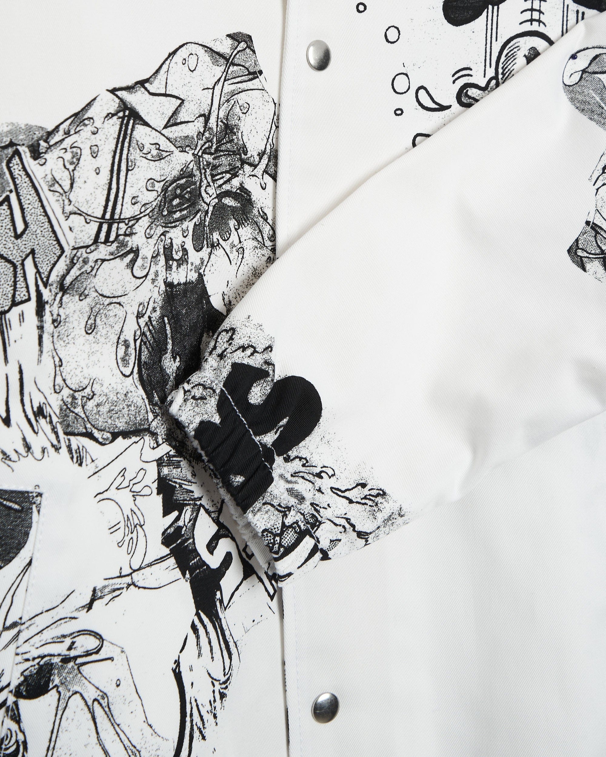 Comme des Garçons Shirt Sobrecamisa Comme Des Garçons Shirt x Christian Marclay Men's Woven Jacket para hombre