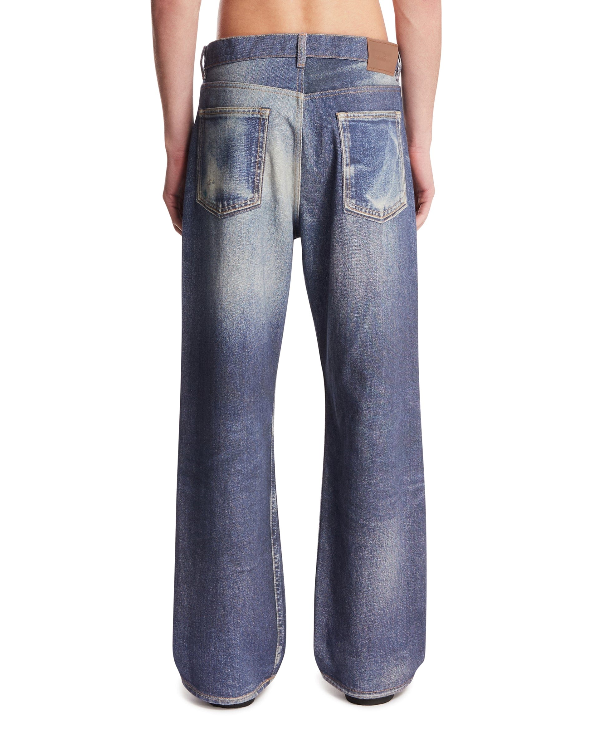 OUR Legacy Jeans Azure Print Third Cut Blu