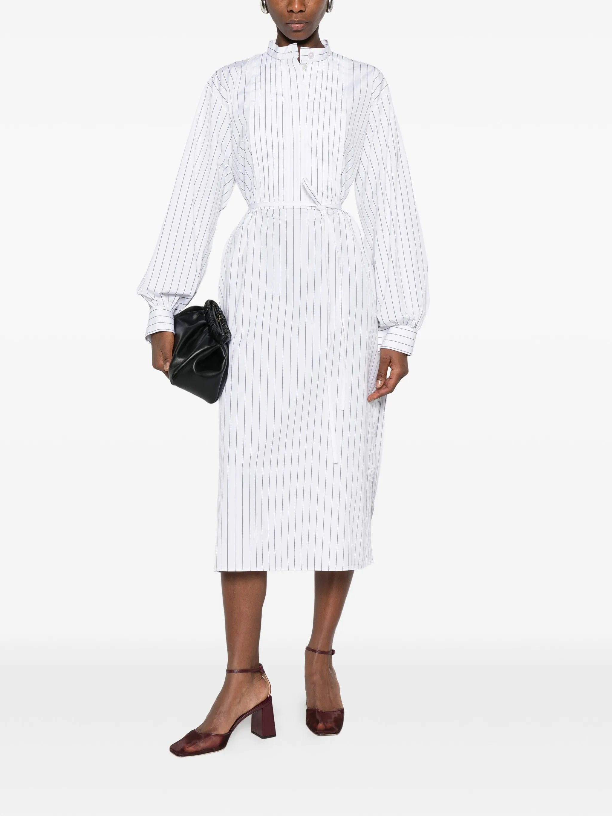 Jil Sander striped midi dress