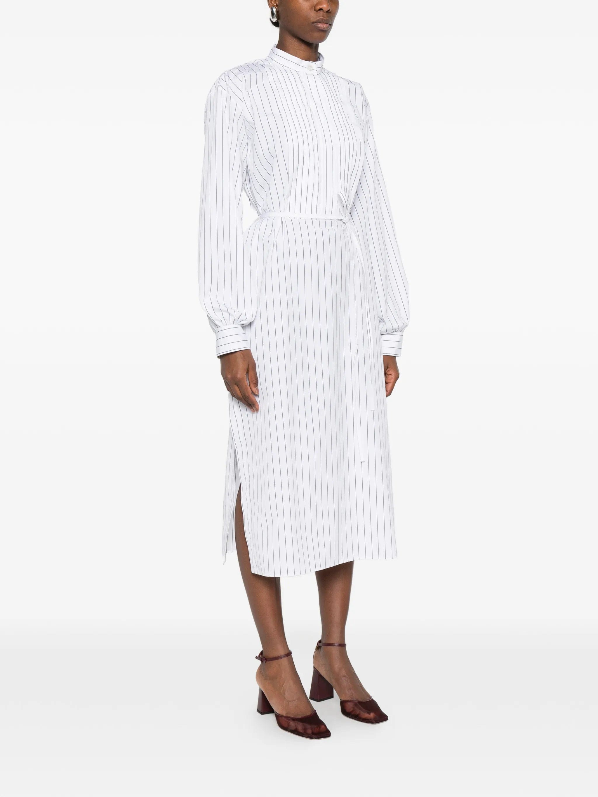Jil Sander striped midi dress