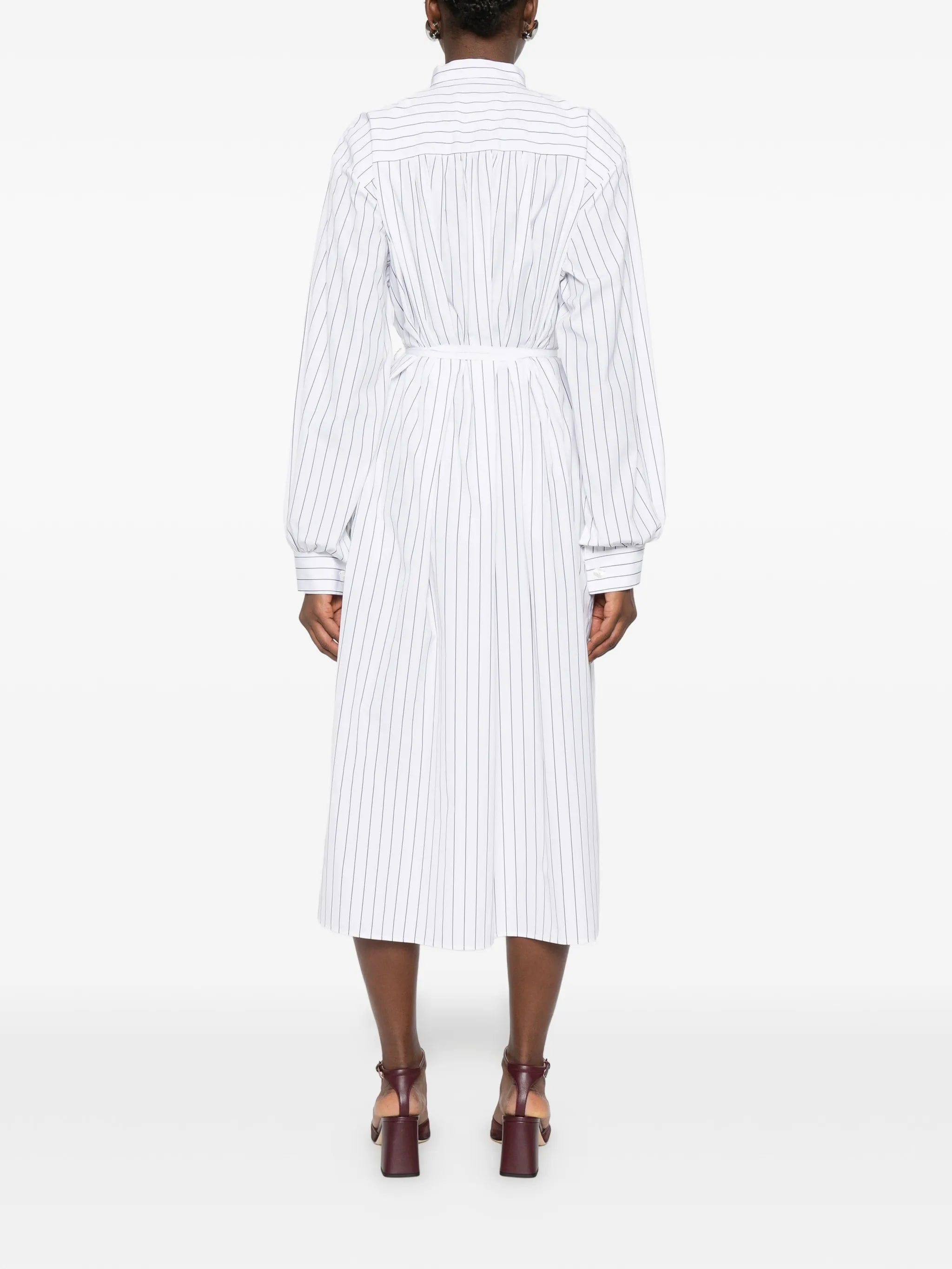 Jil Sander striped midi dress