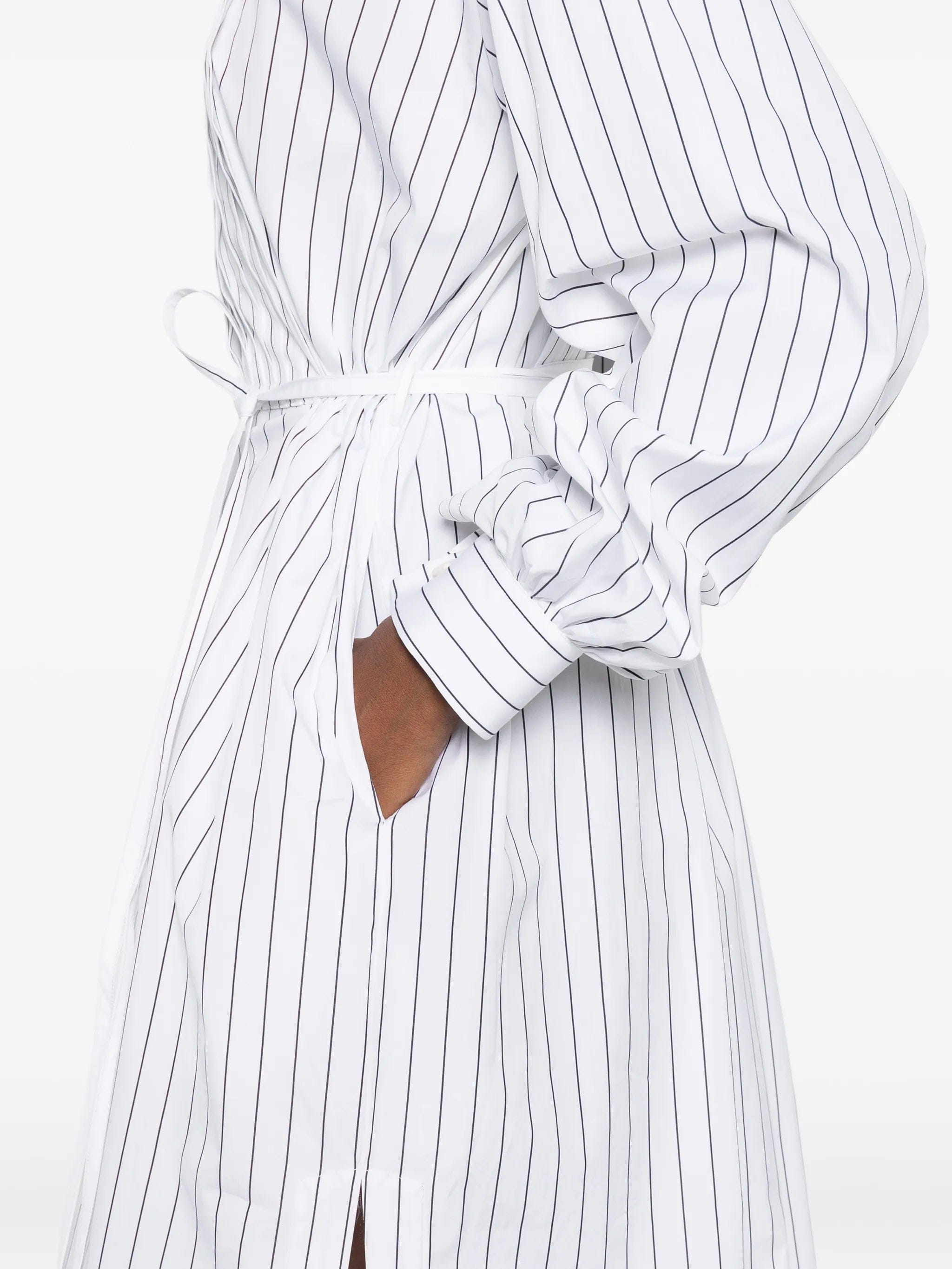 Jil Sander striped midi dress