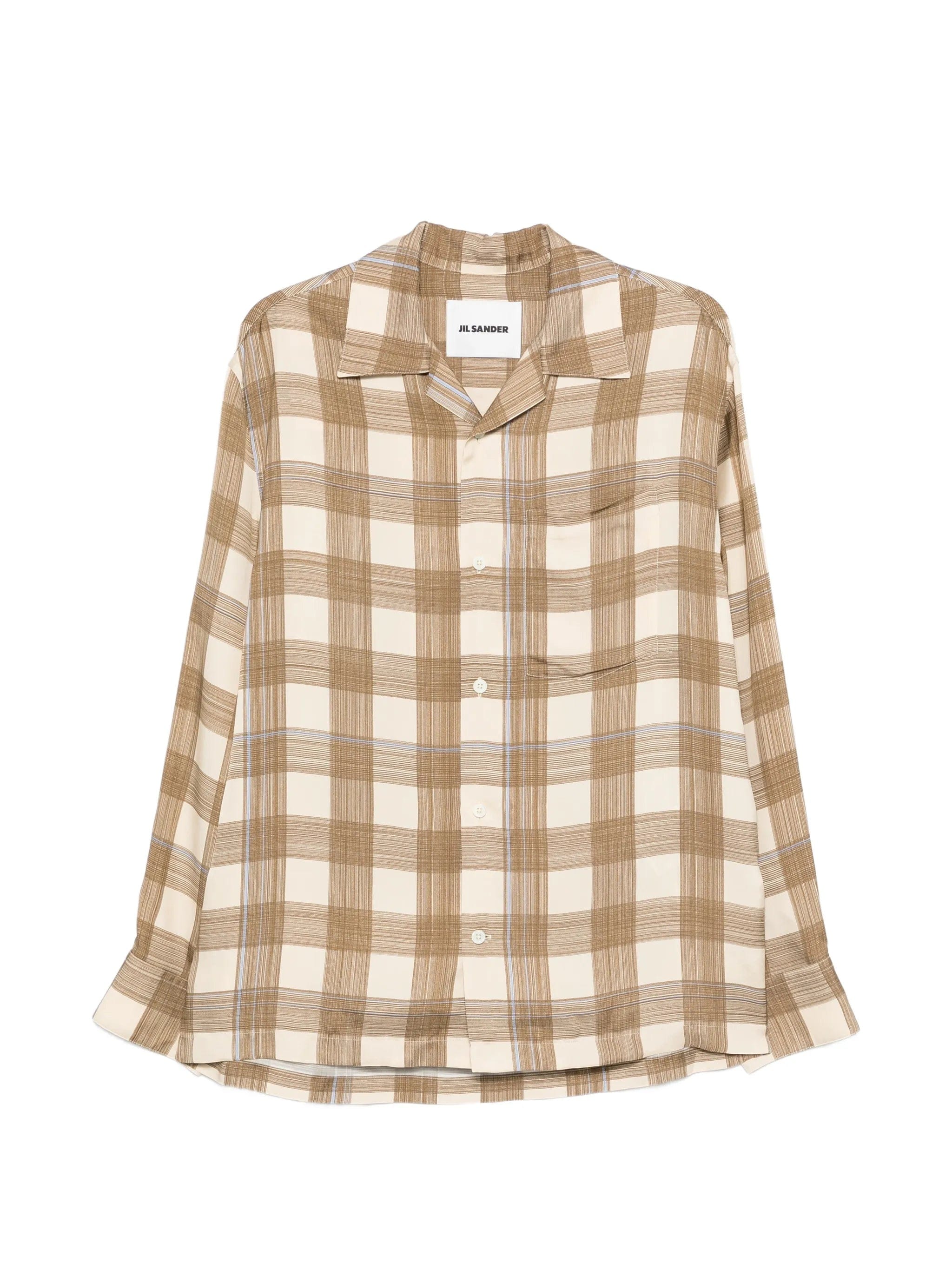 Jil Sander check - print shirt