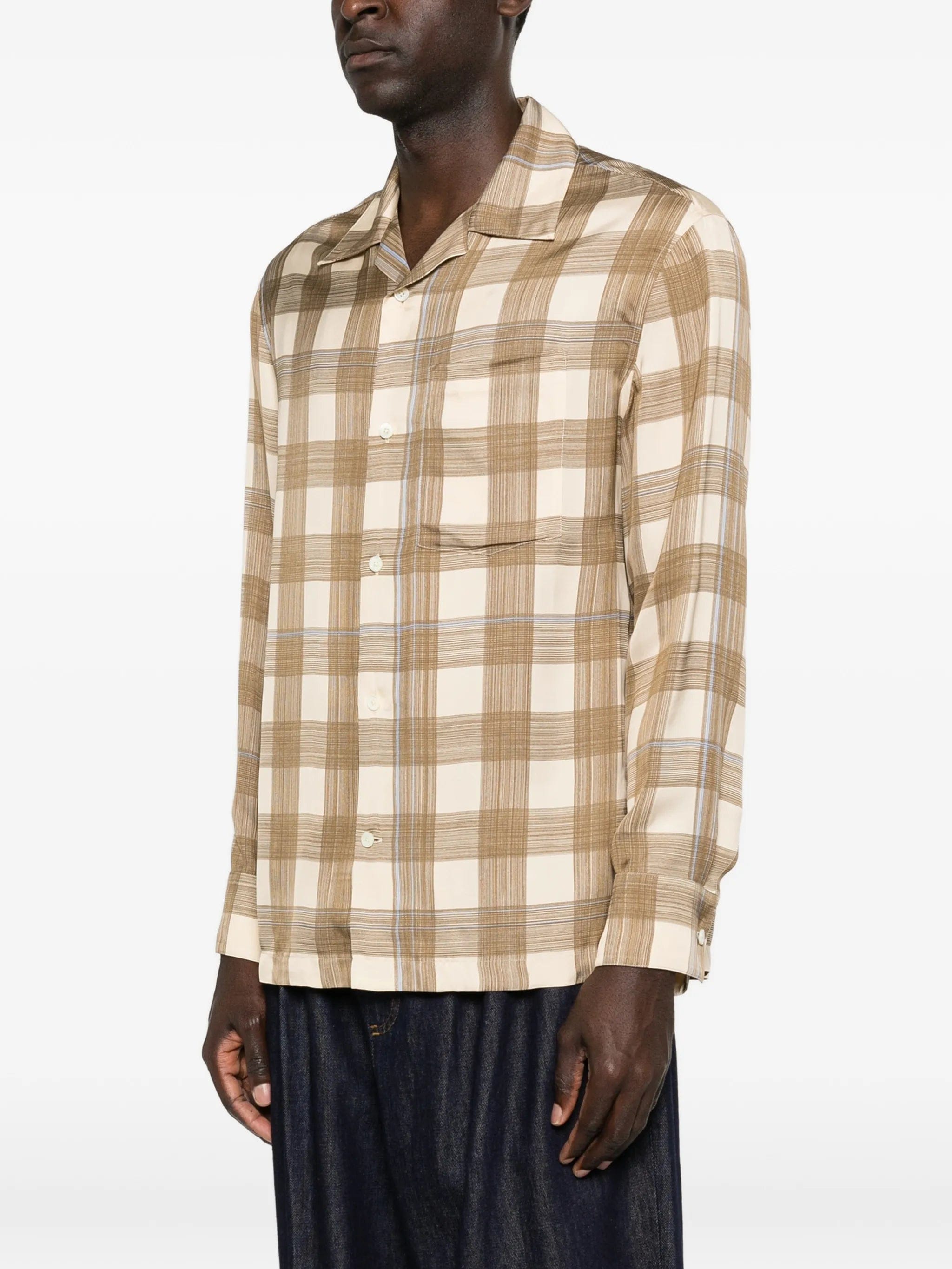 Jil Sander check - print shirt