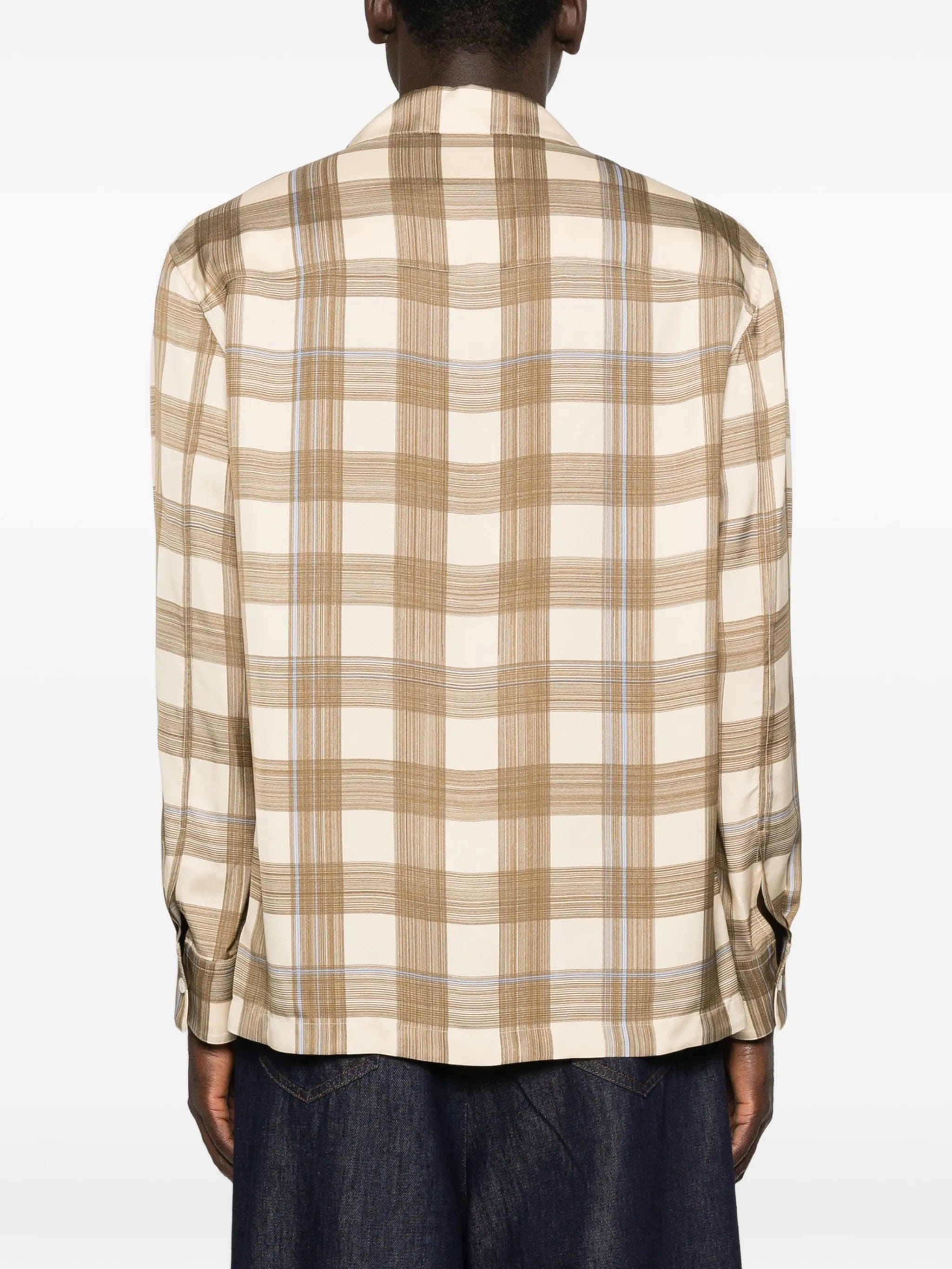 Jil Sander check - print shirt
