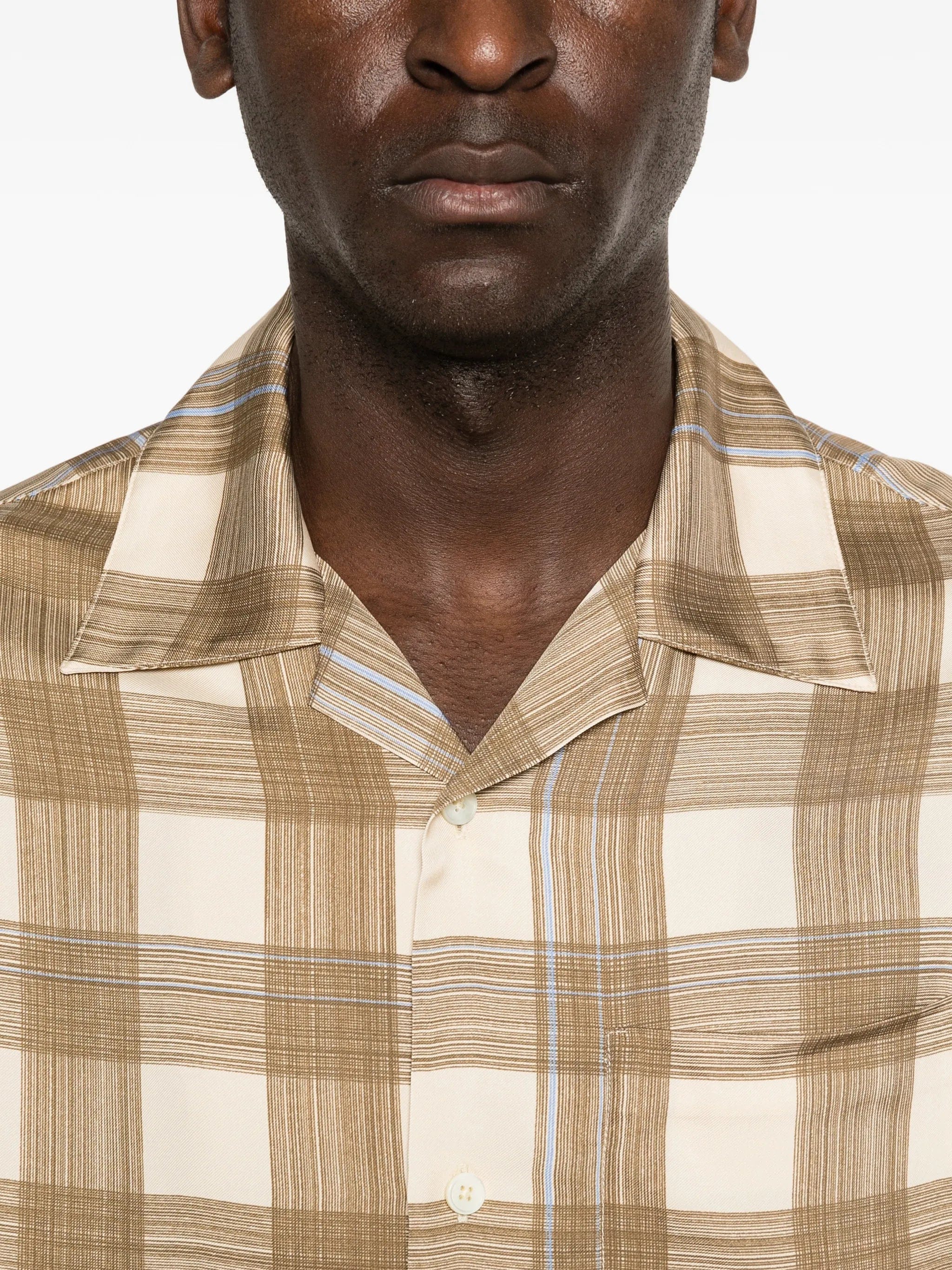 Jil Sander check - print shirt