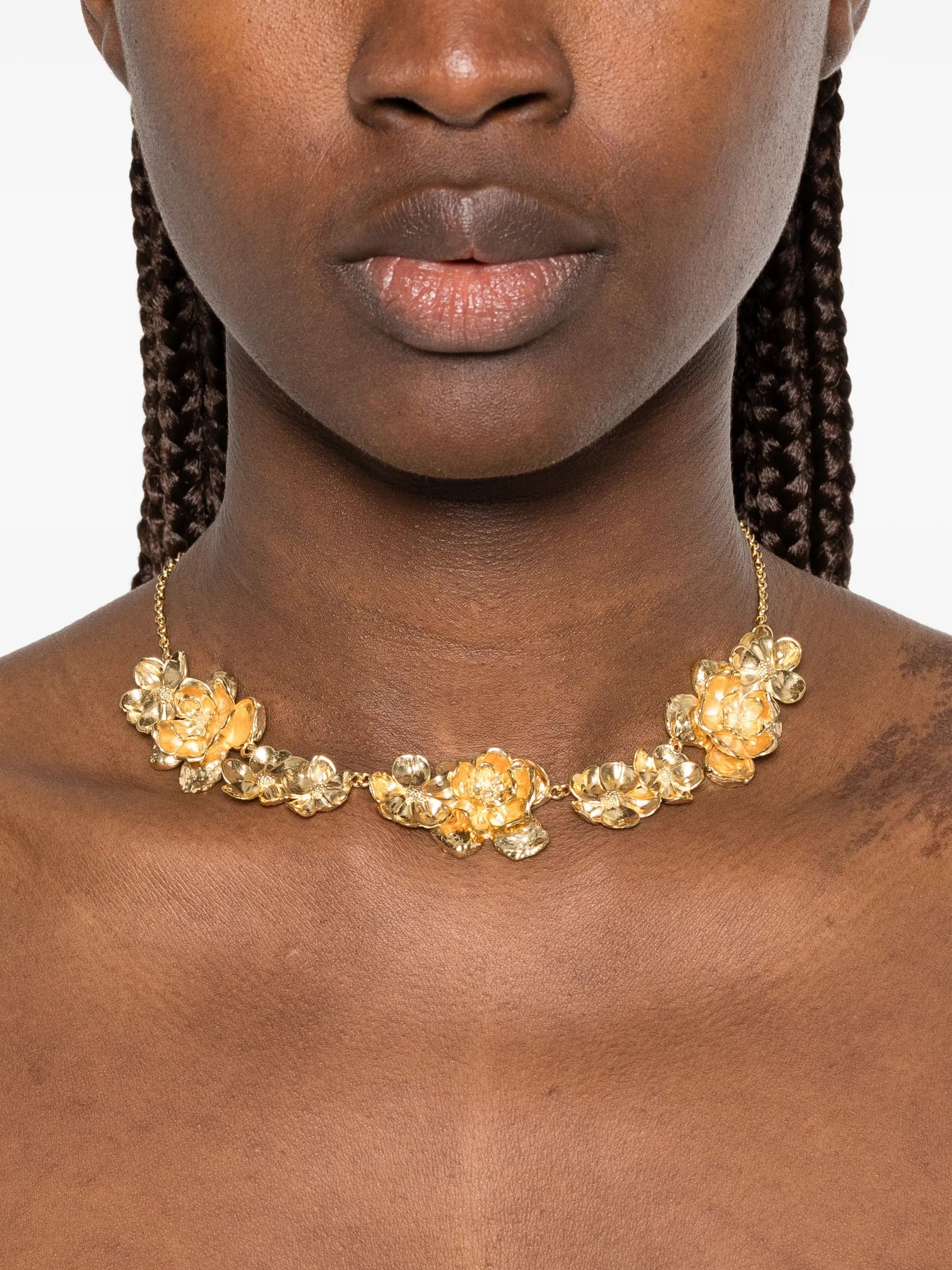 Chloé Bouquet flower necklace