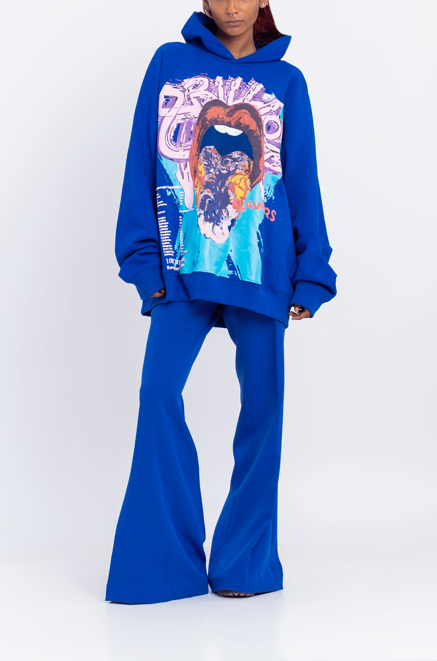 Blue 8 Billion Flavours' Hoodie (Blue)