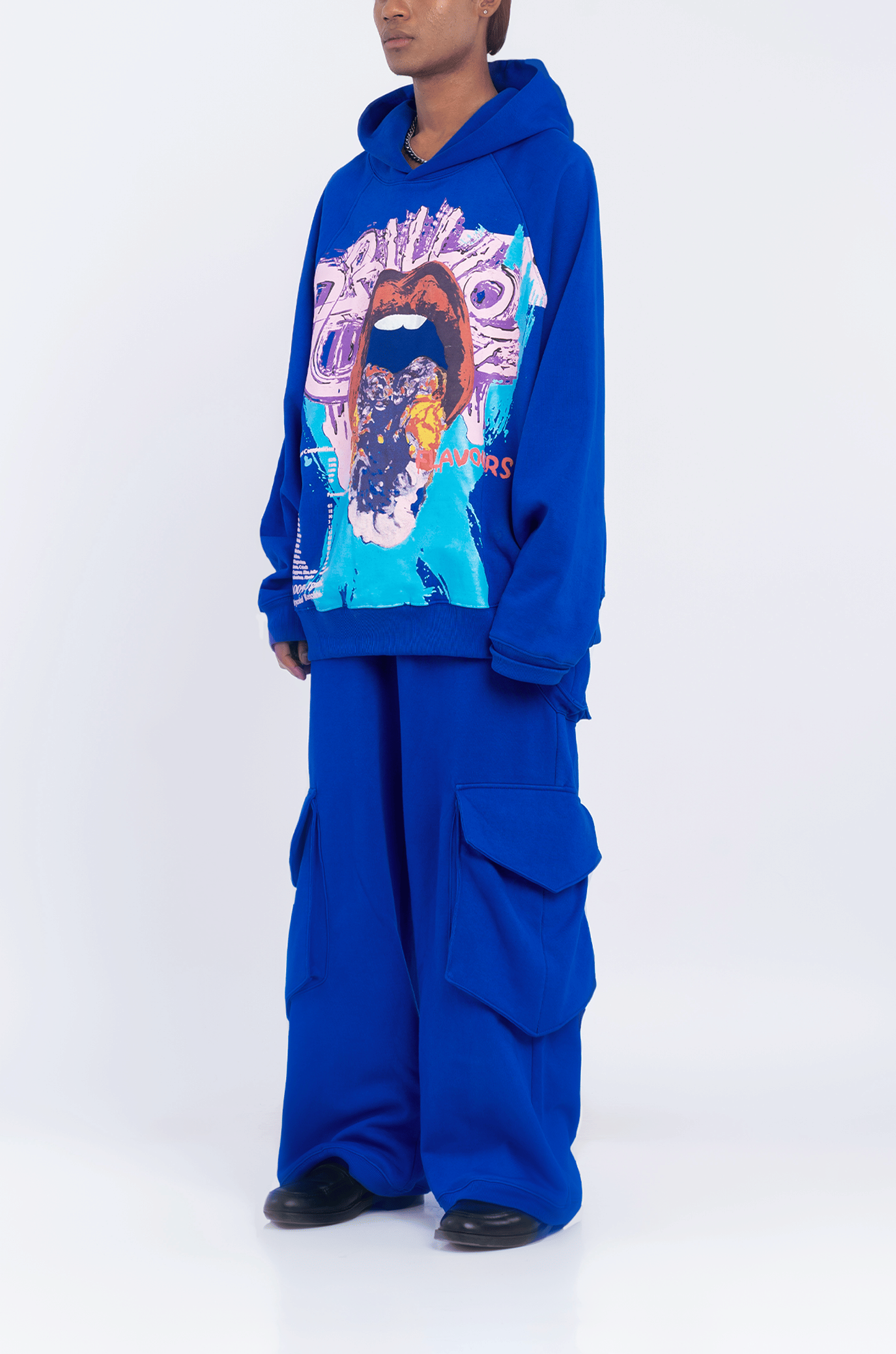 Blue 8 Billion Flavours' Hoodie (Blue)